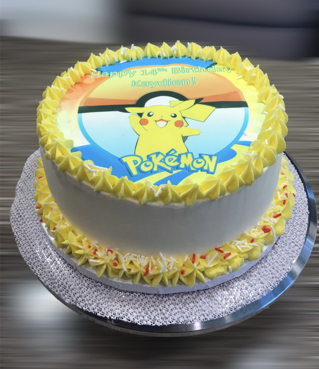 Chocolate/Vanilla Ice Cream Cake