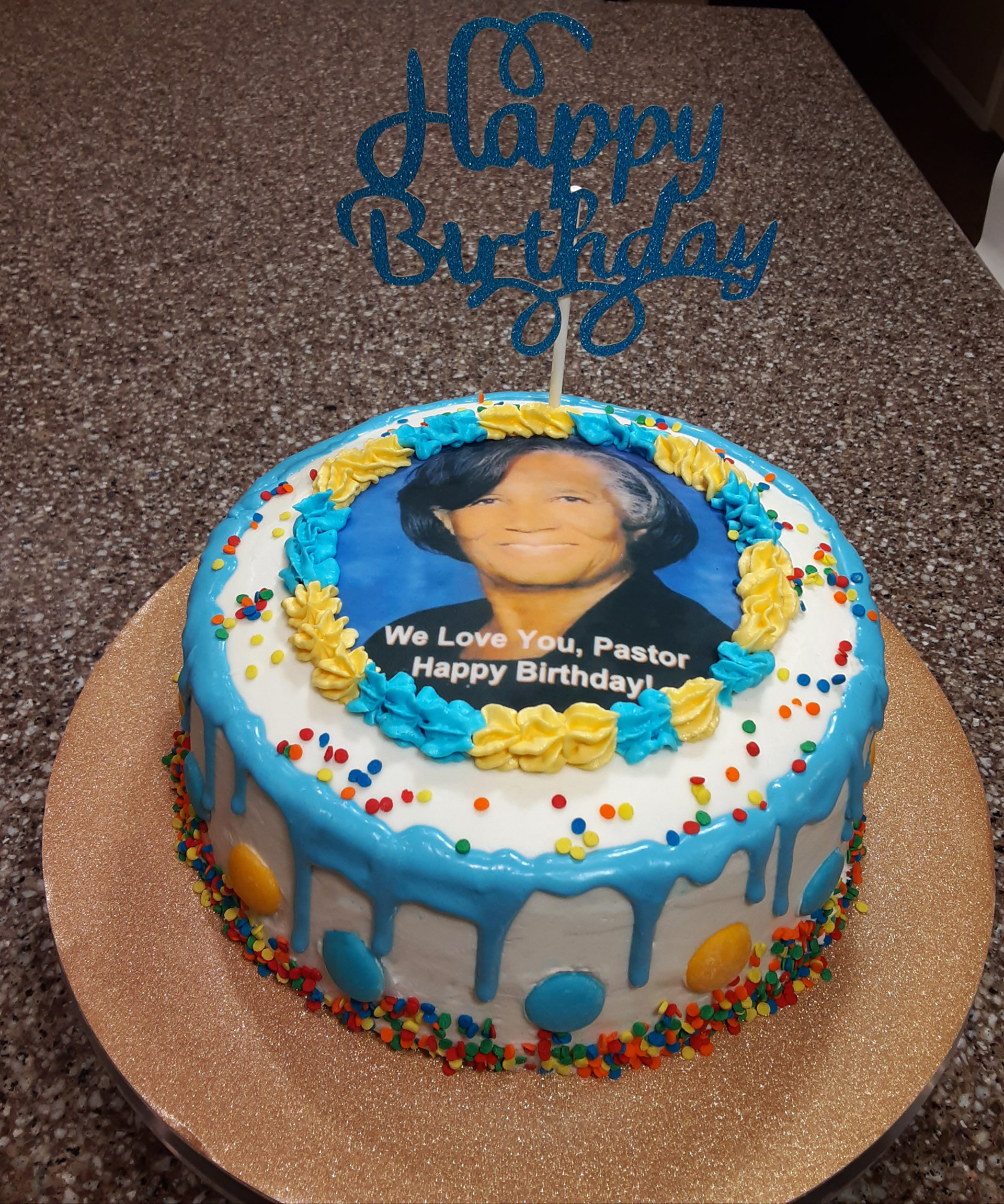 Medium Vanilla Image Cake