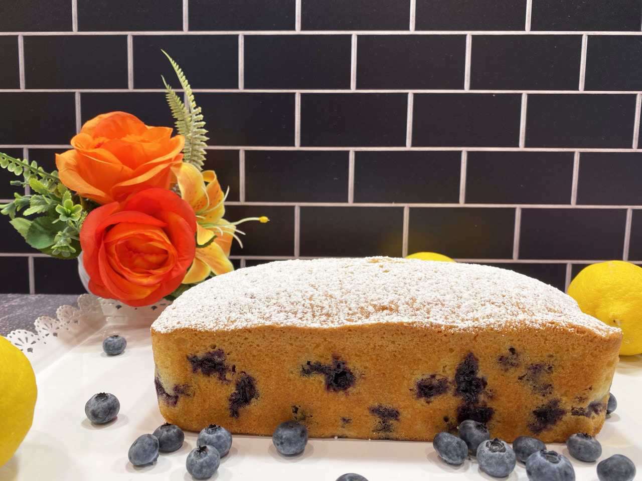 Blueberry Pound Cake