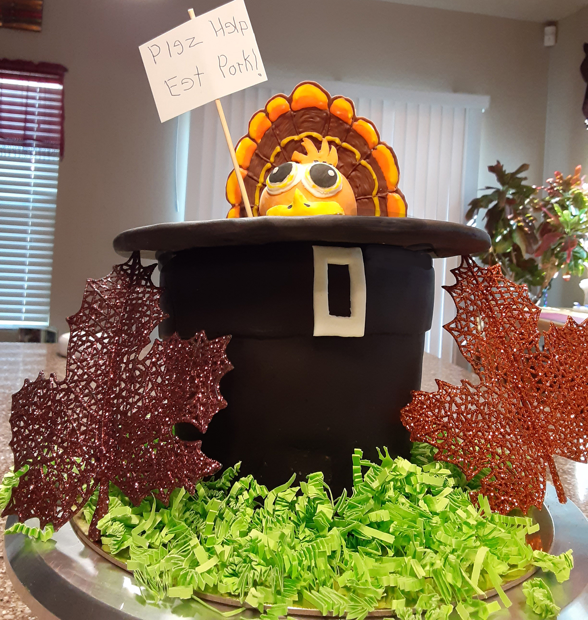 Marble Cake w/Chocolate Buttercream Frosting