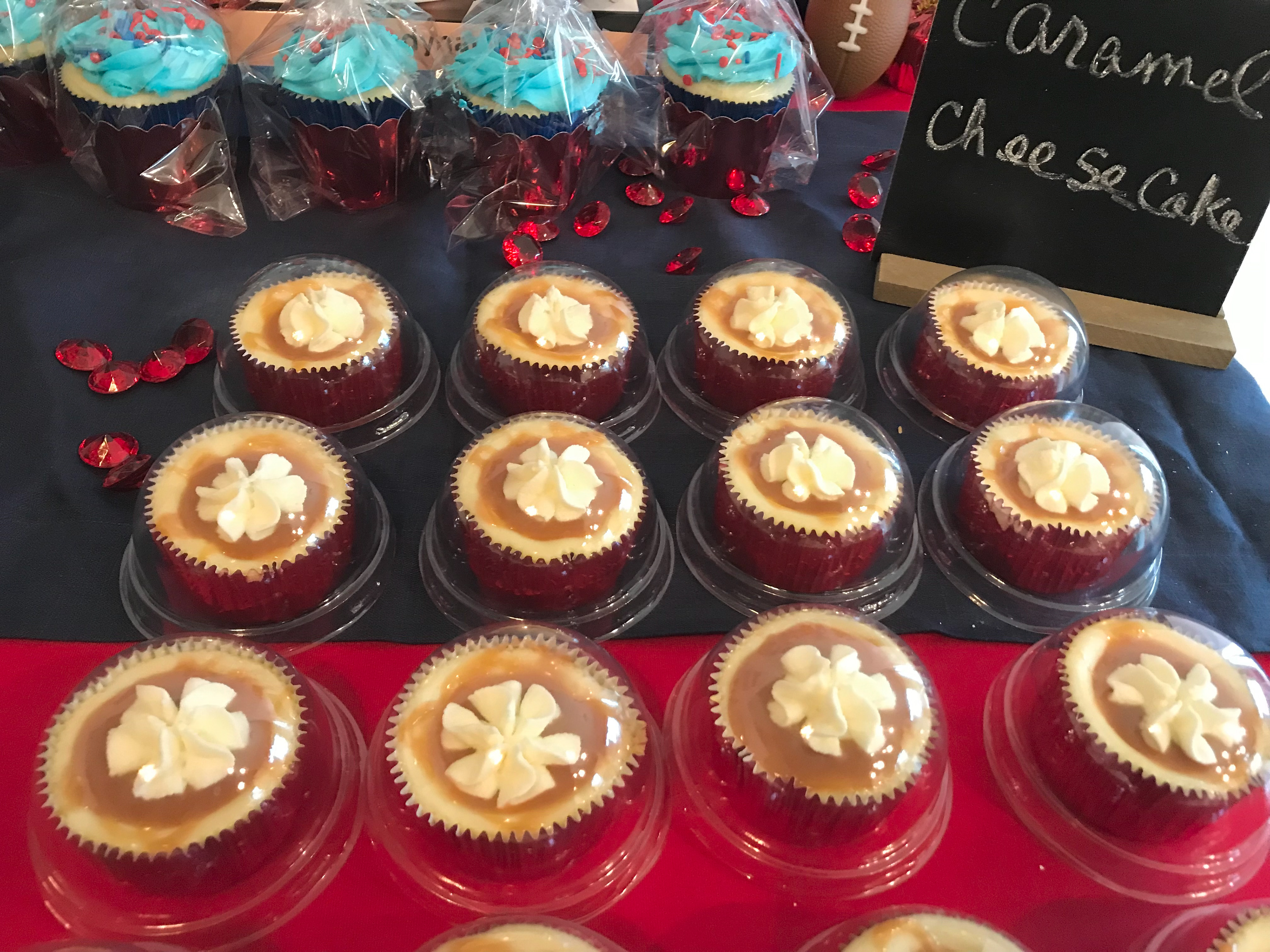 Mini Caramel Cheesecakes