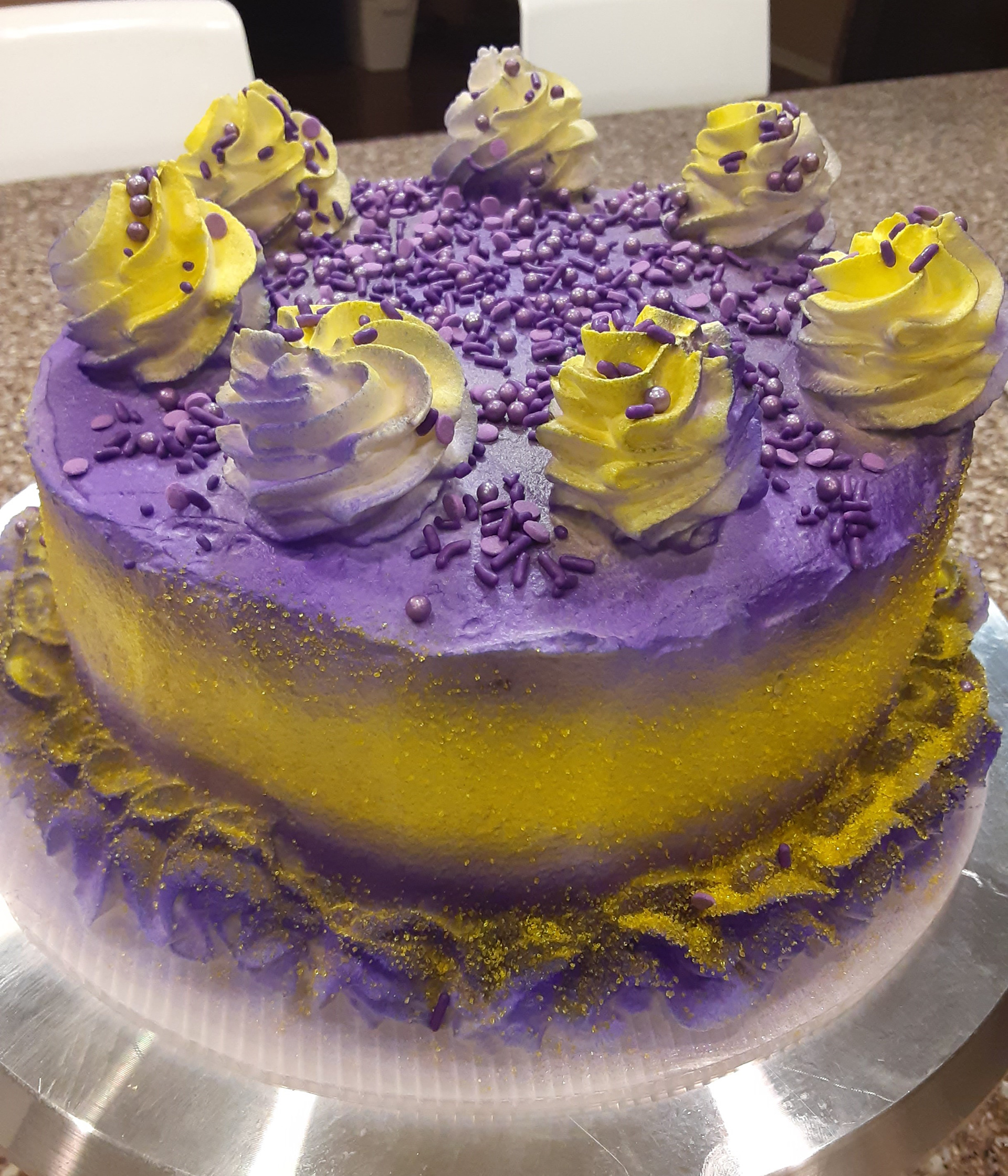 Chocolate Cake w/Whipped Cream Frosting