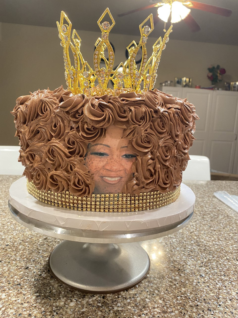 Marble Cake w/Chocolate Buttercream