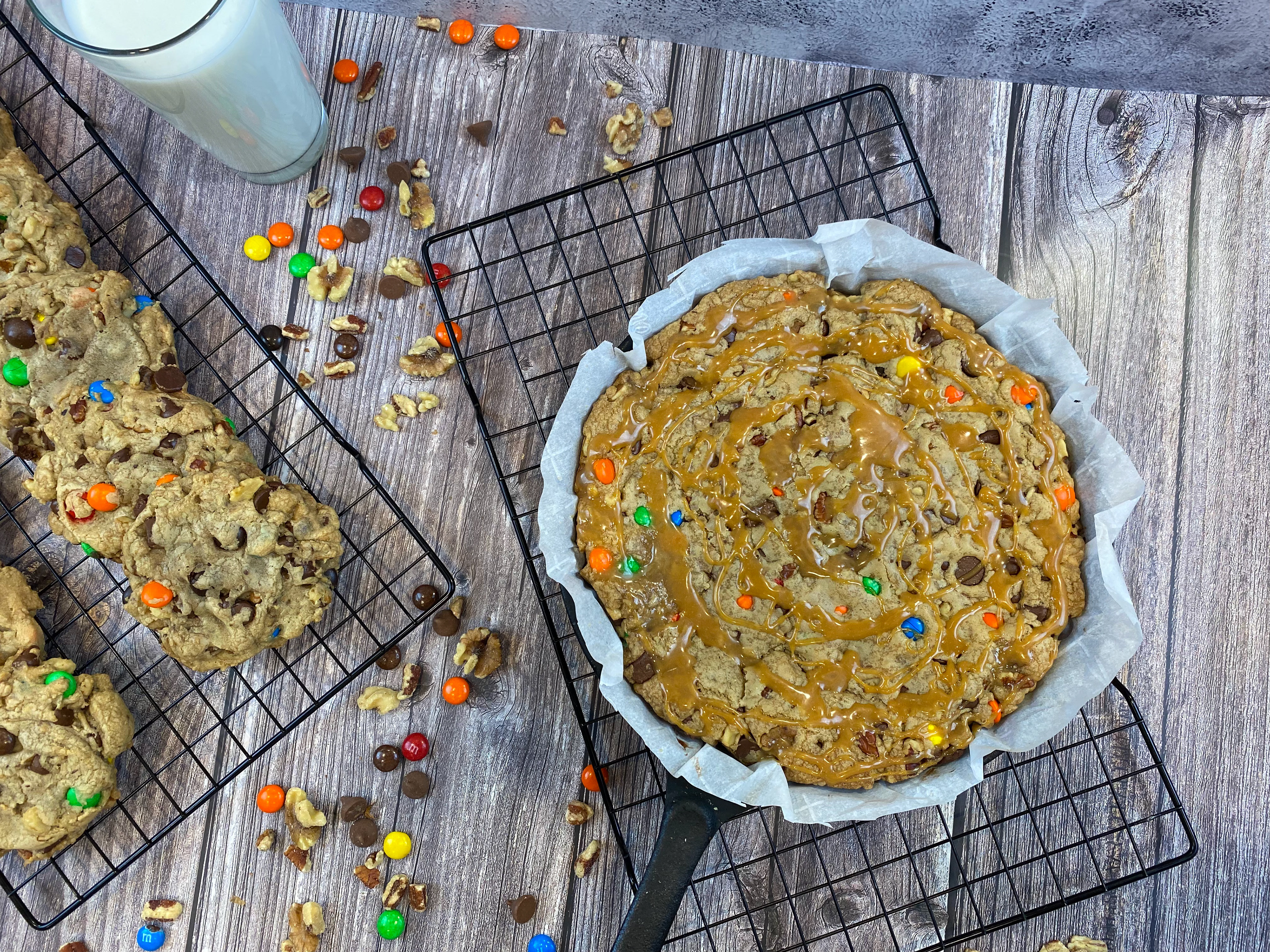 Ultimate Loaded Chocolate Chip Cookie Cake
