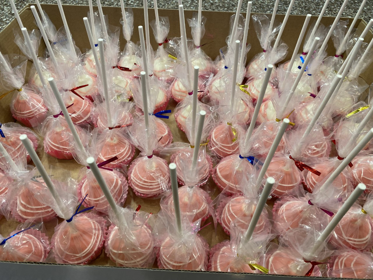 Strawberry and Vanilla Pops