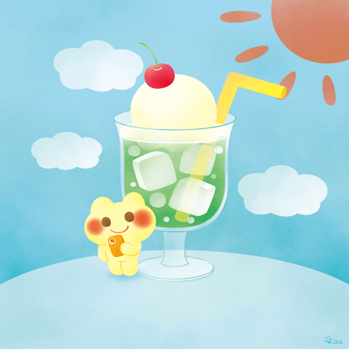 メロンクリームソーダ