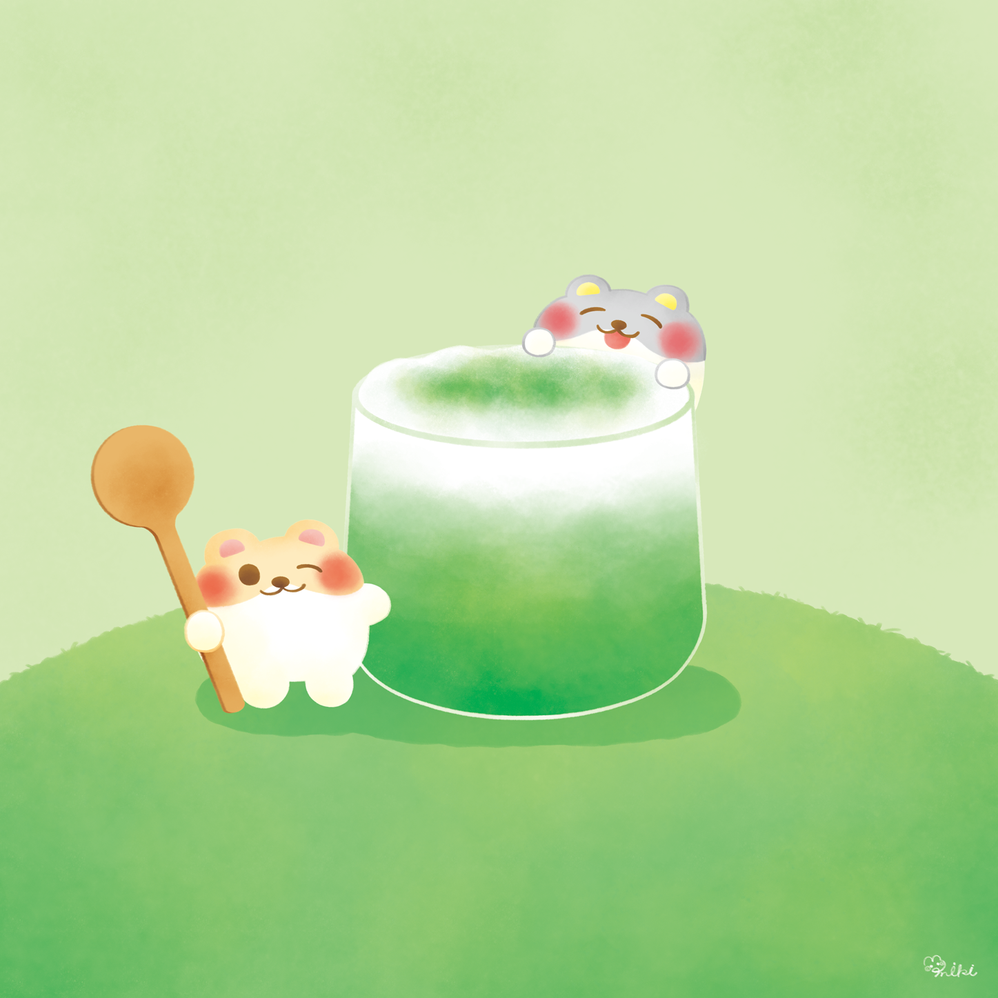 抹茶ラテ