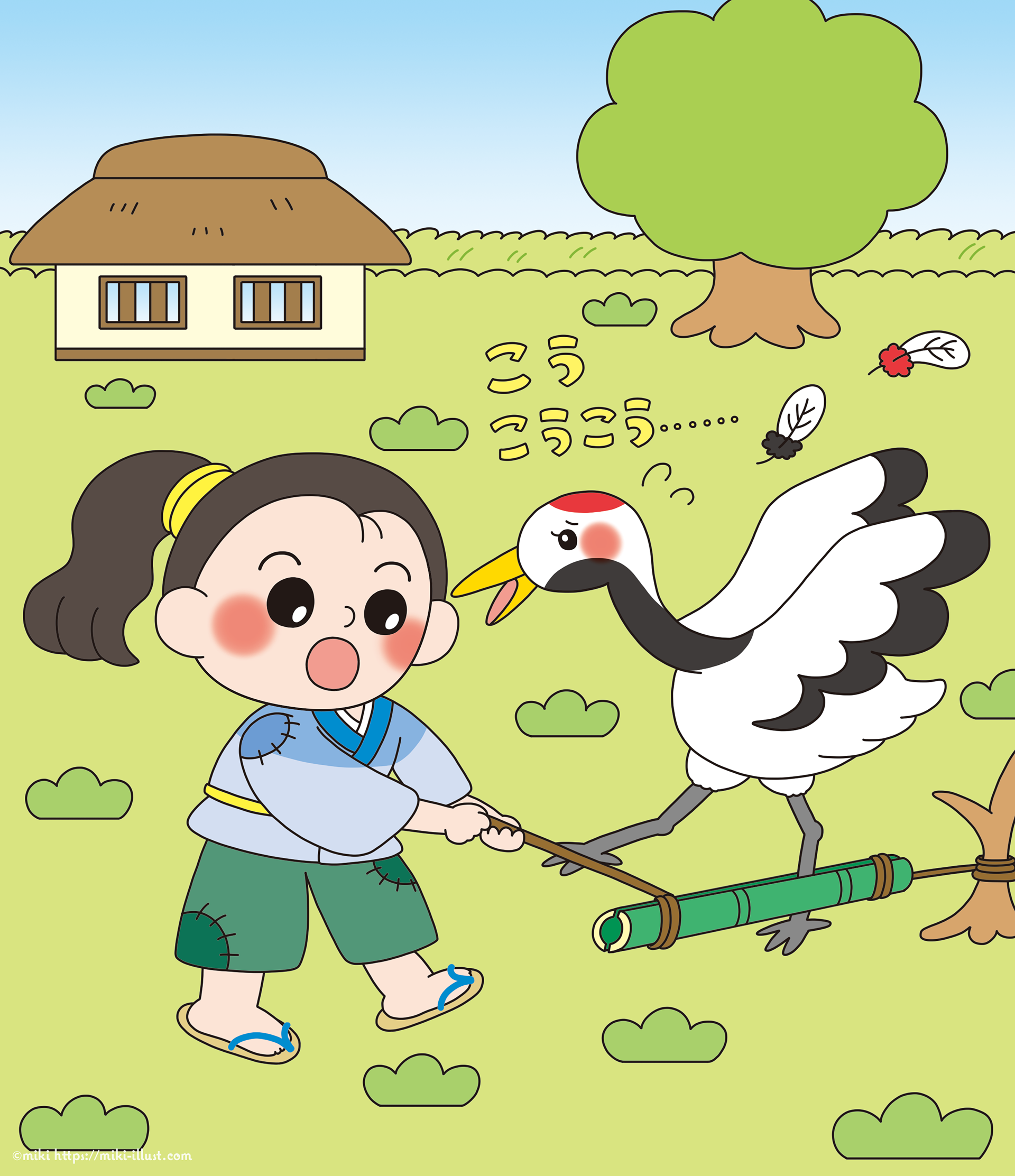 つるの恩返し