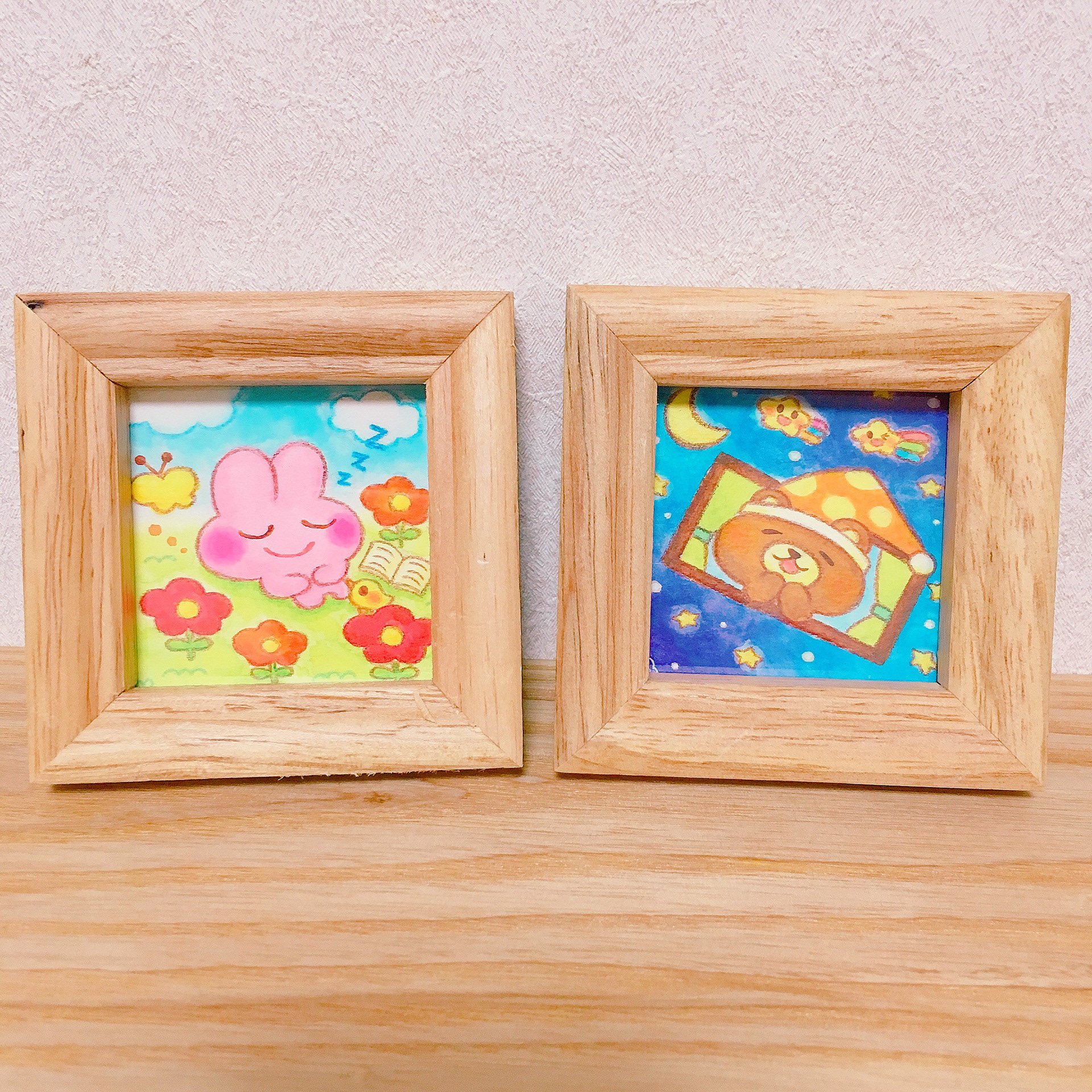 ミニ原画「おやすみシリーズ」