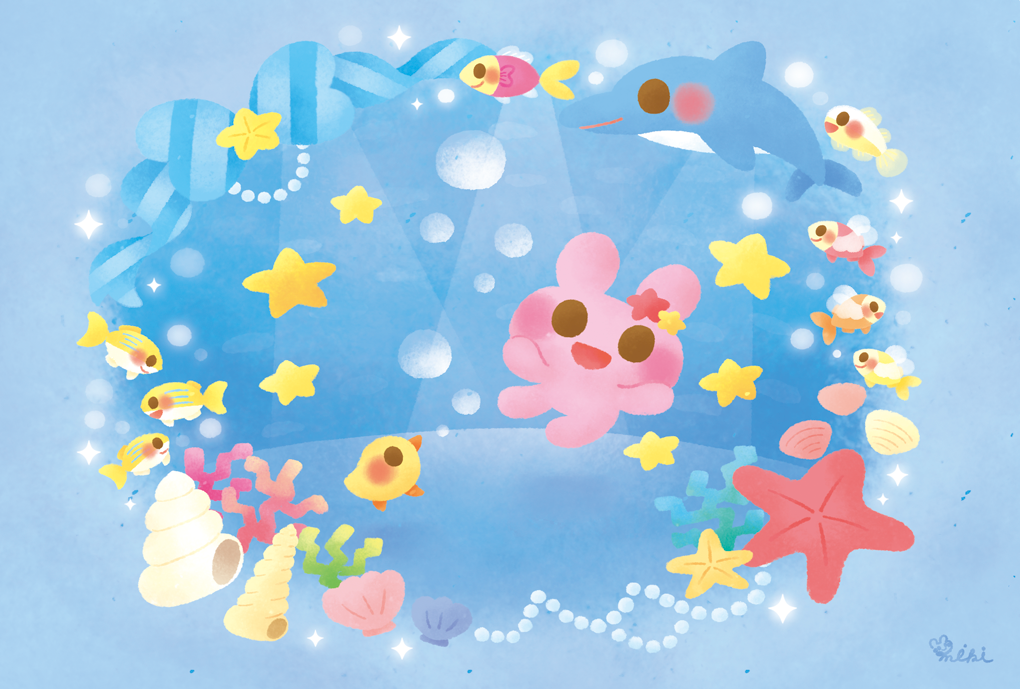 海の中の景色