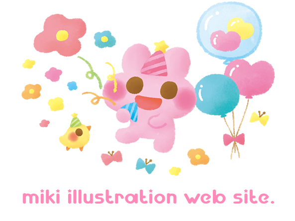 miki illustration web site.