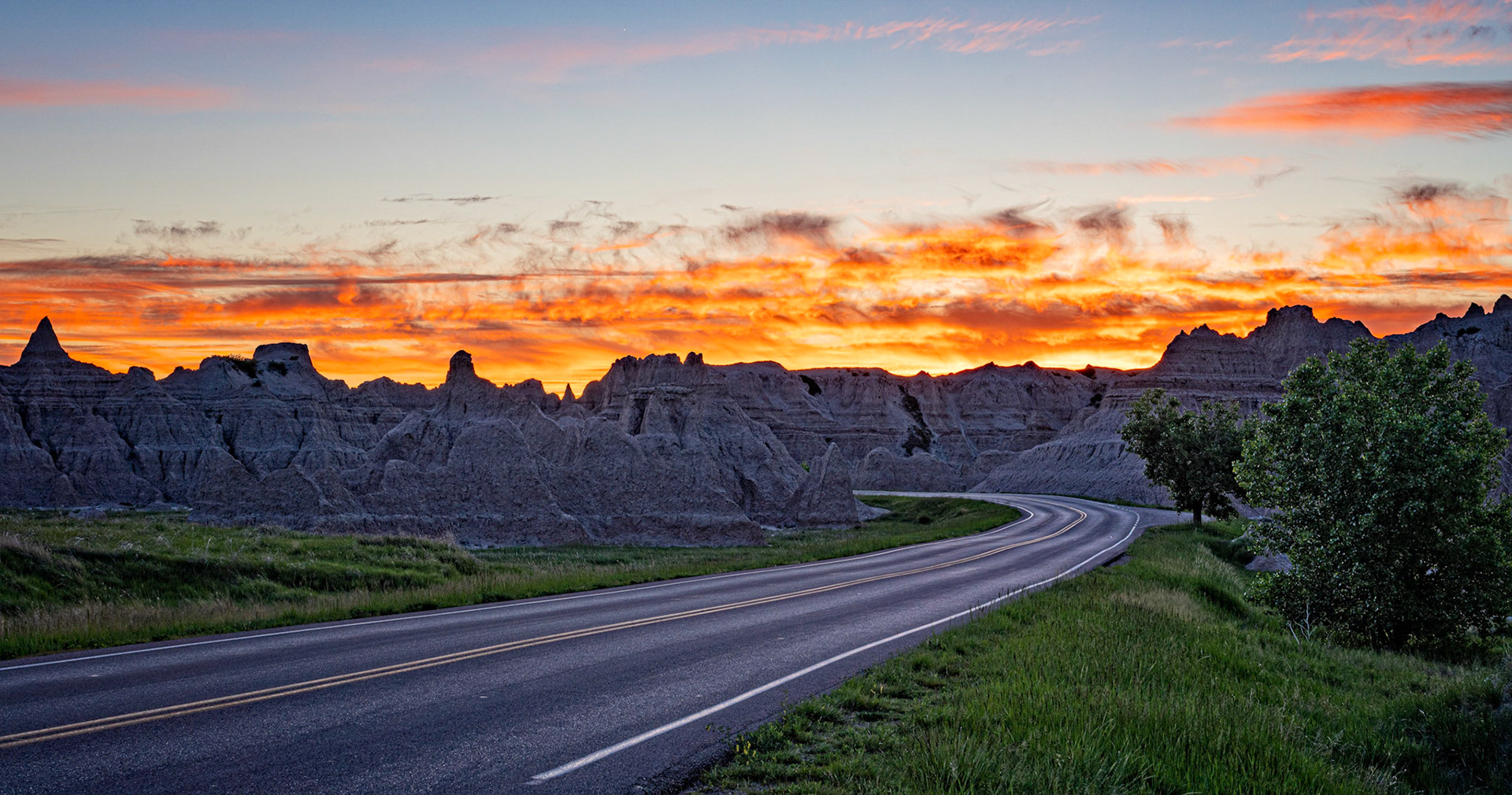Badlands Sunset