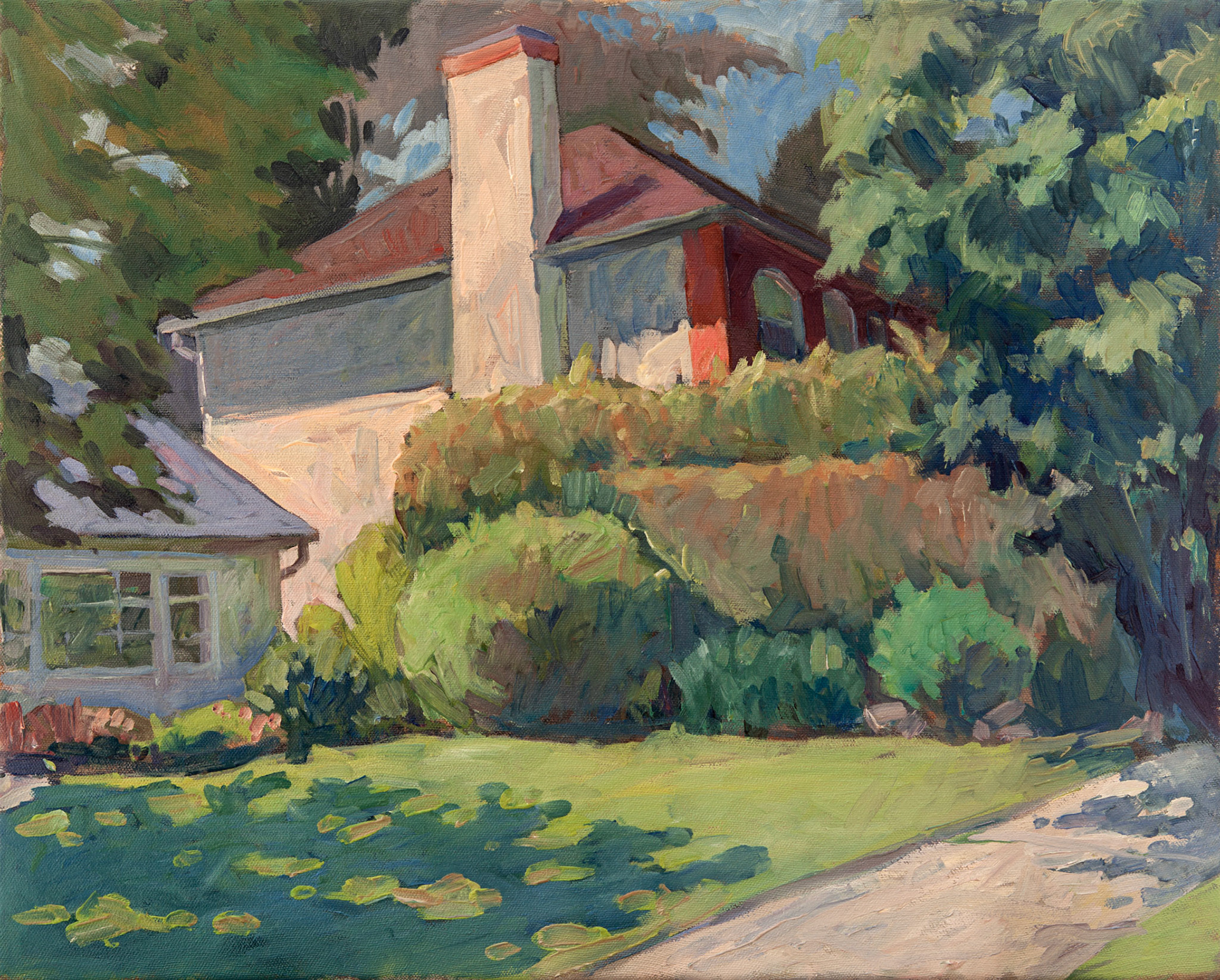 Chimney #1, Oil on canvas, 16″ x 20″