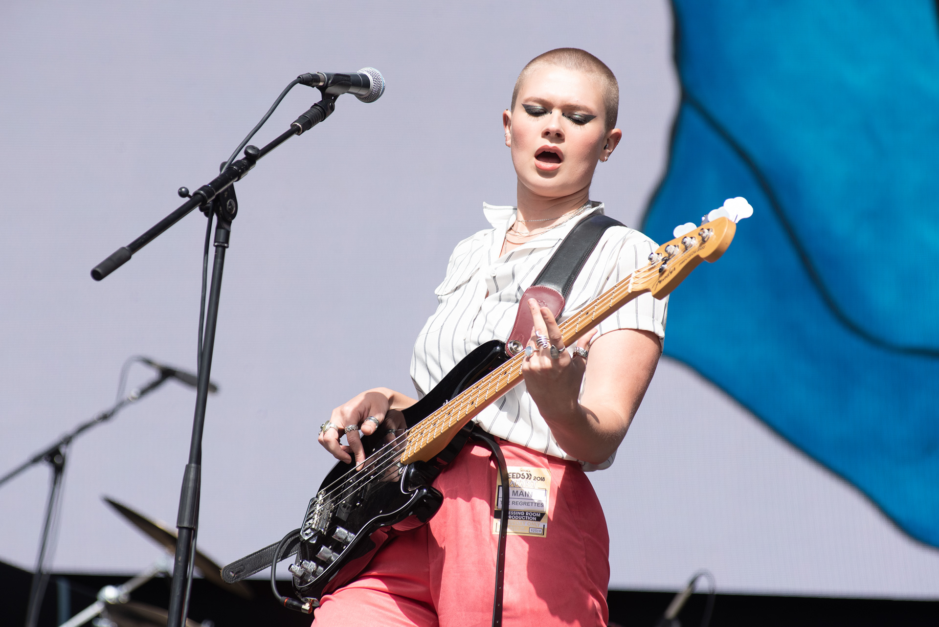 The Regrettes performs at Leeds Festival 2018
