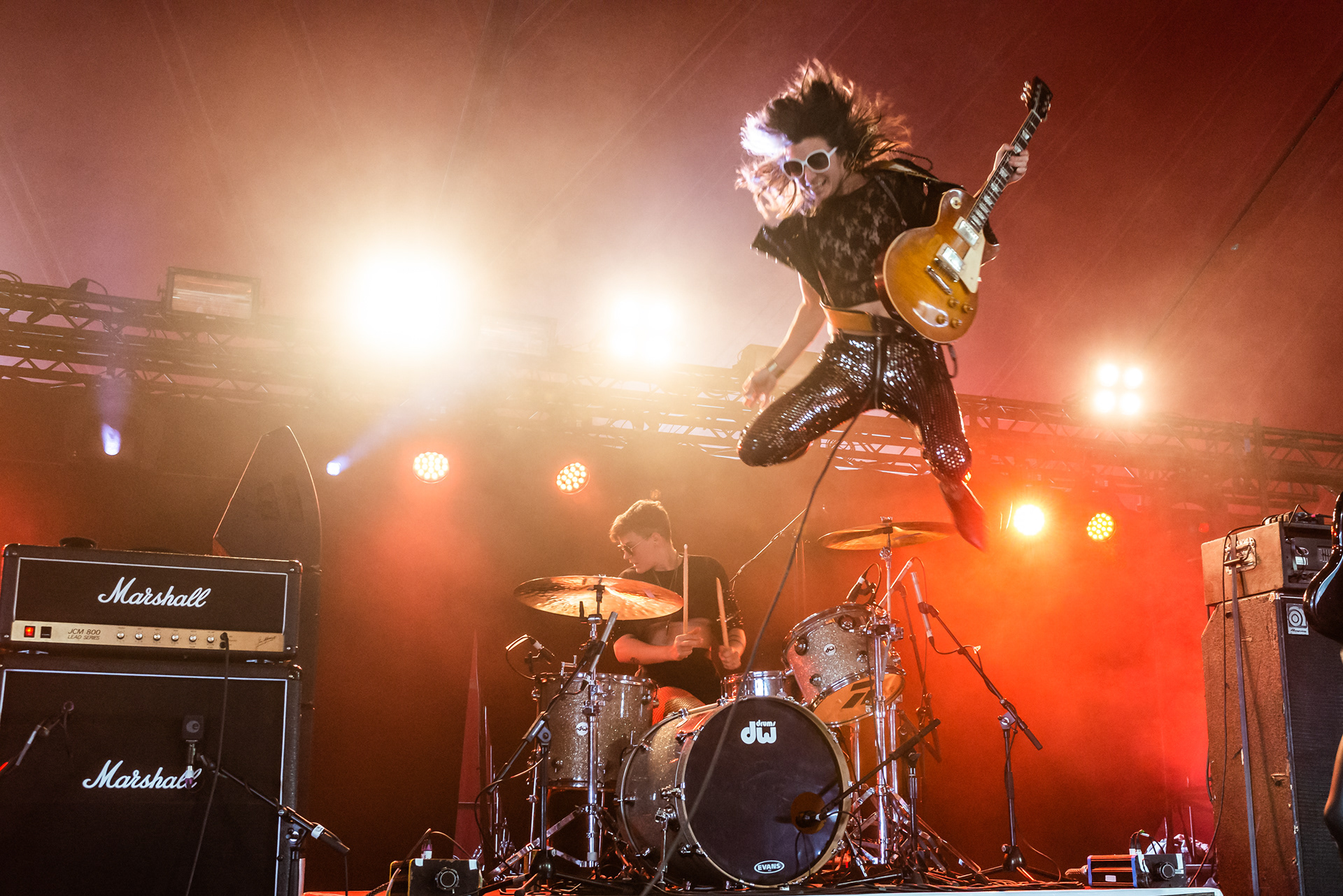 Thunderpussy performs at Leeds Festival 2018