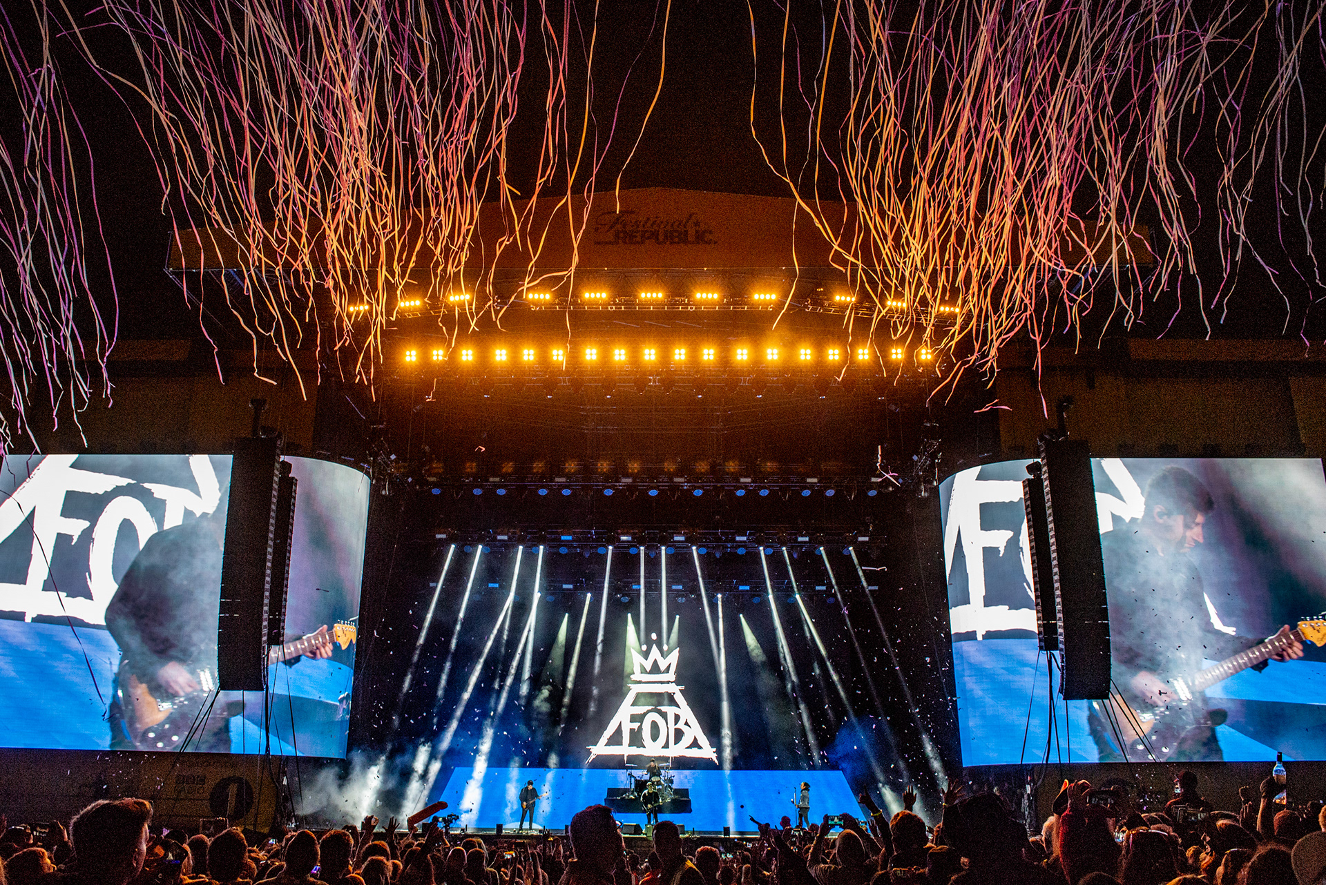 Fall Out Boy performs at Leeds Festival 2018