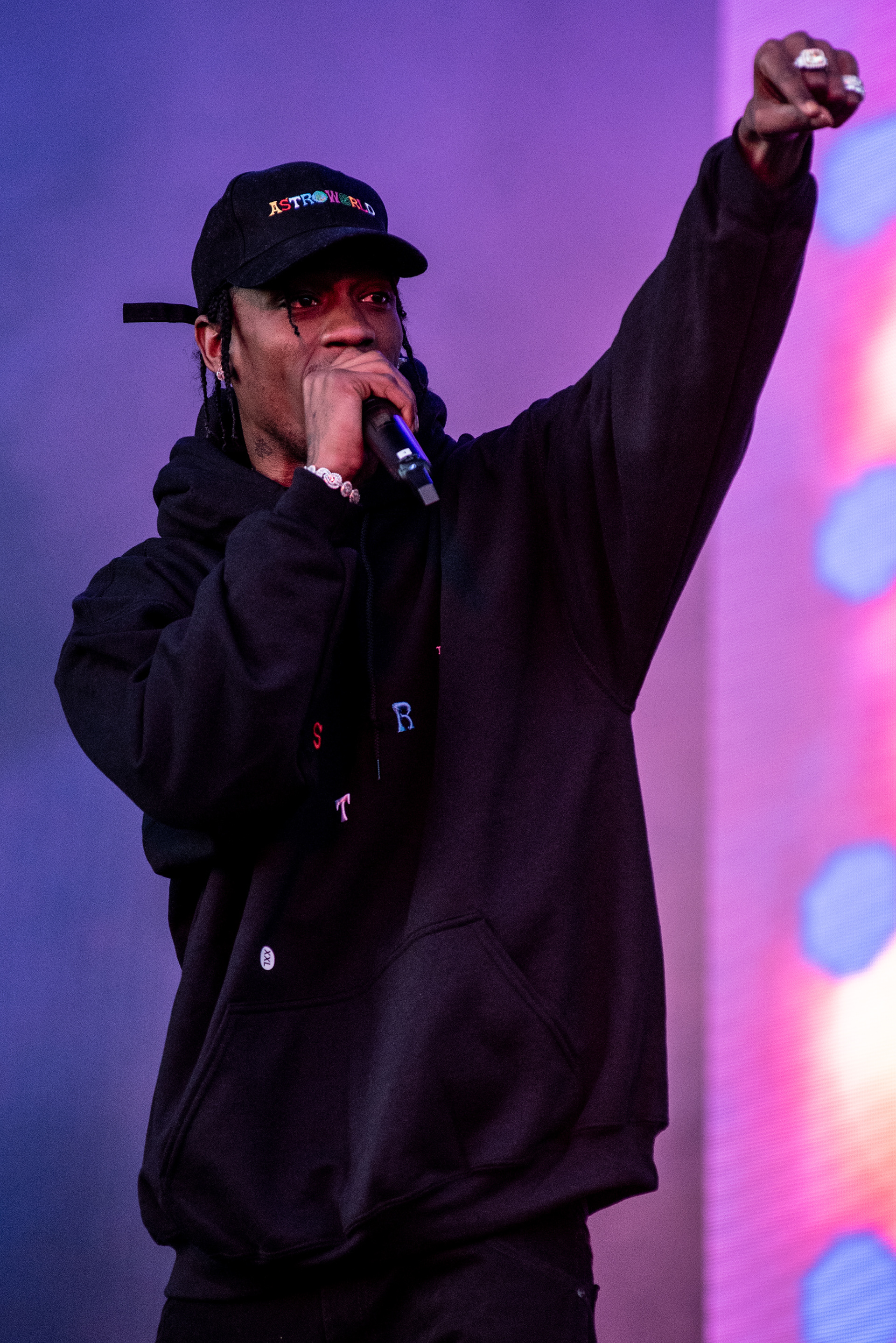 Travis Scott performs at Leeds Festival 2018
