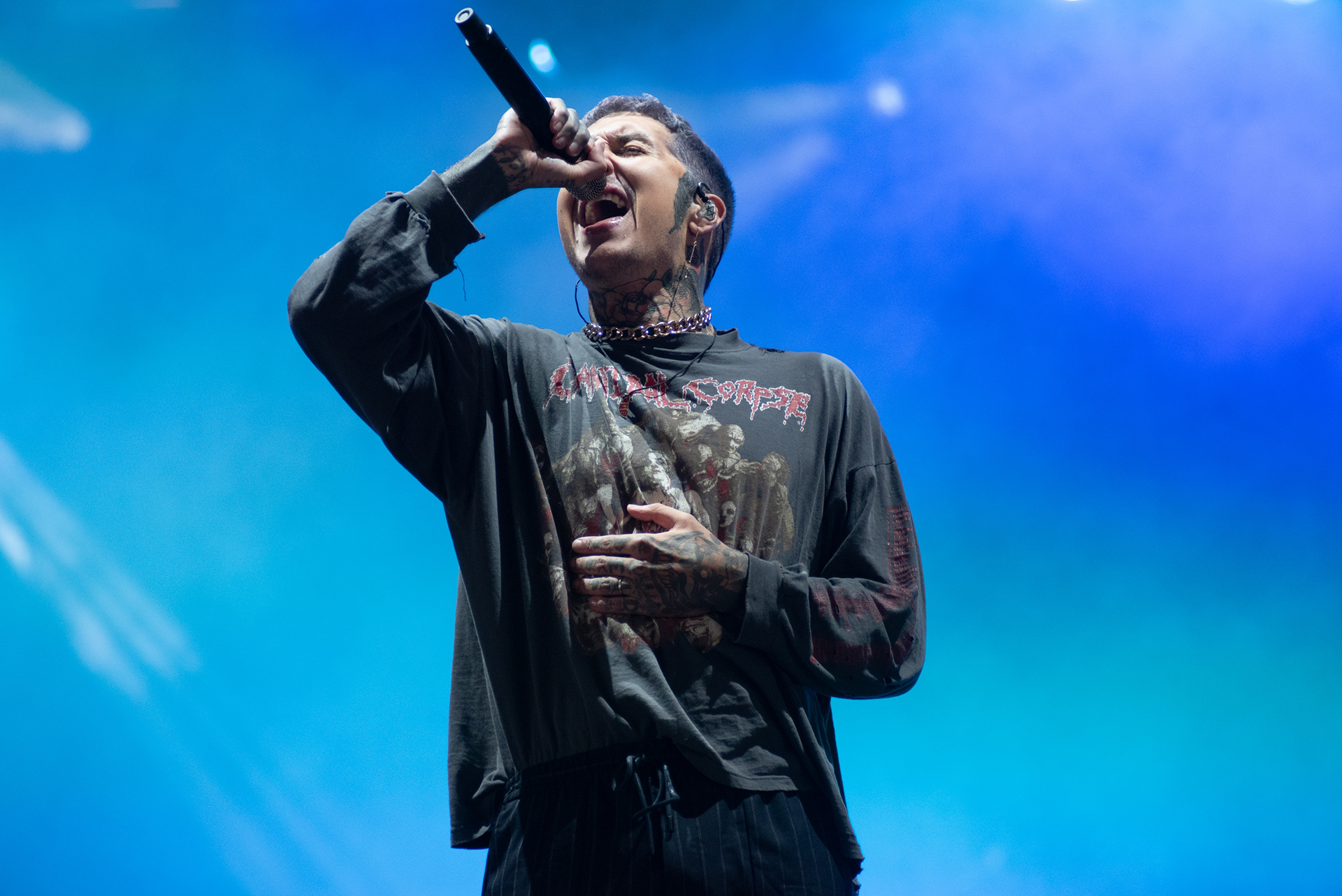 Bring Me The Horizon performs at Leeds Festival 2018