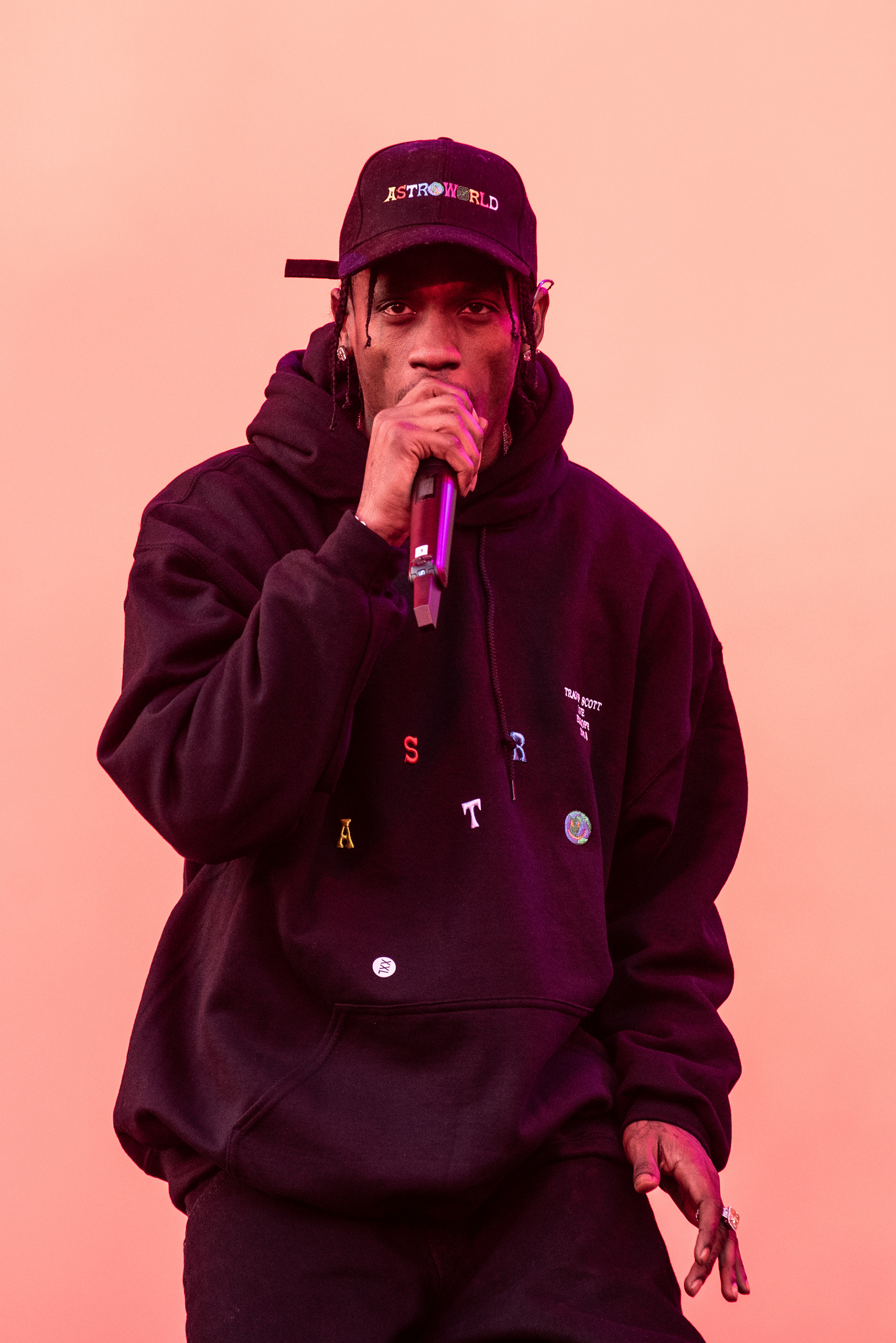 Travis Scott performs at Leeds Festival 2018