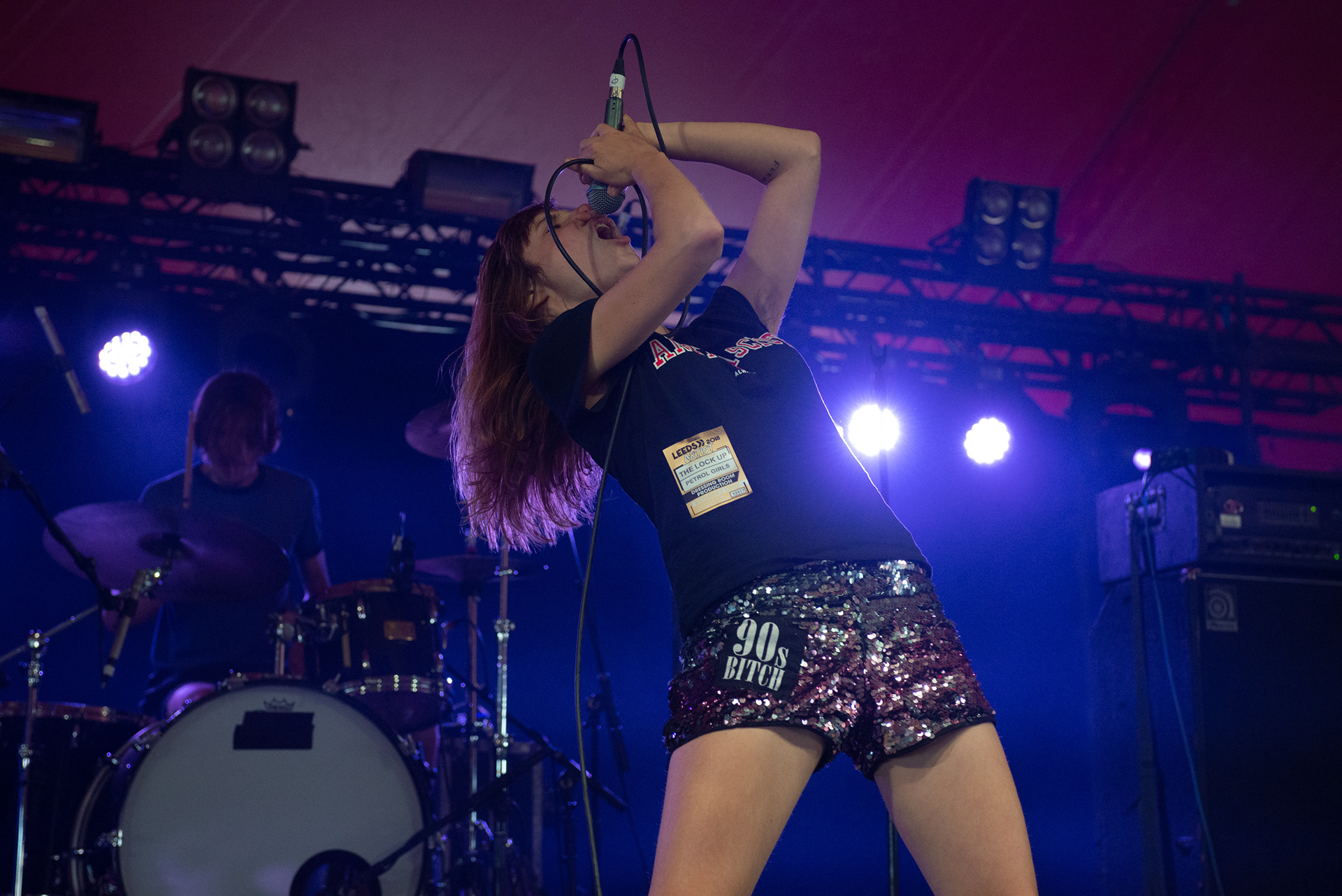 Petrol Girls performs at Leeds Festival 2018