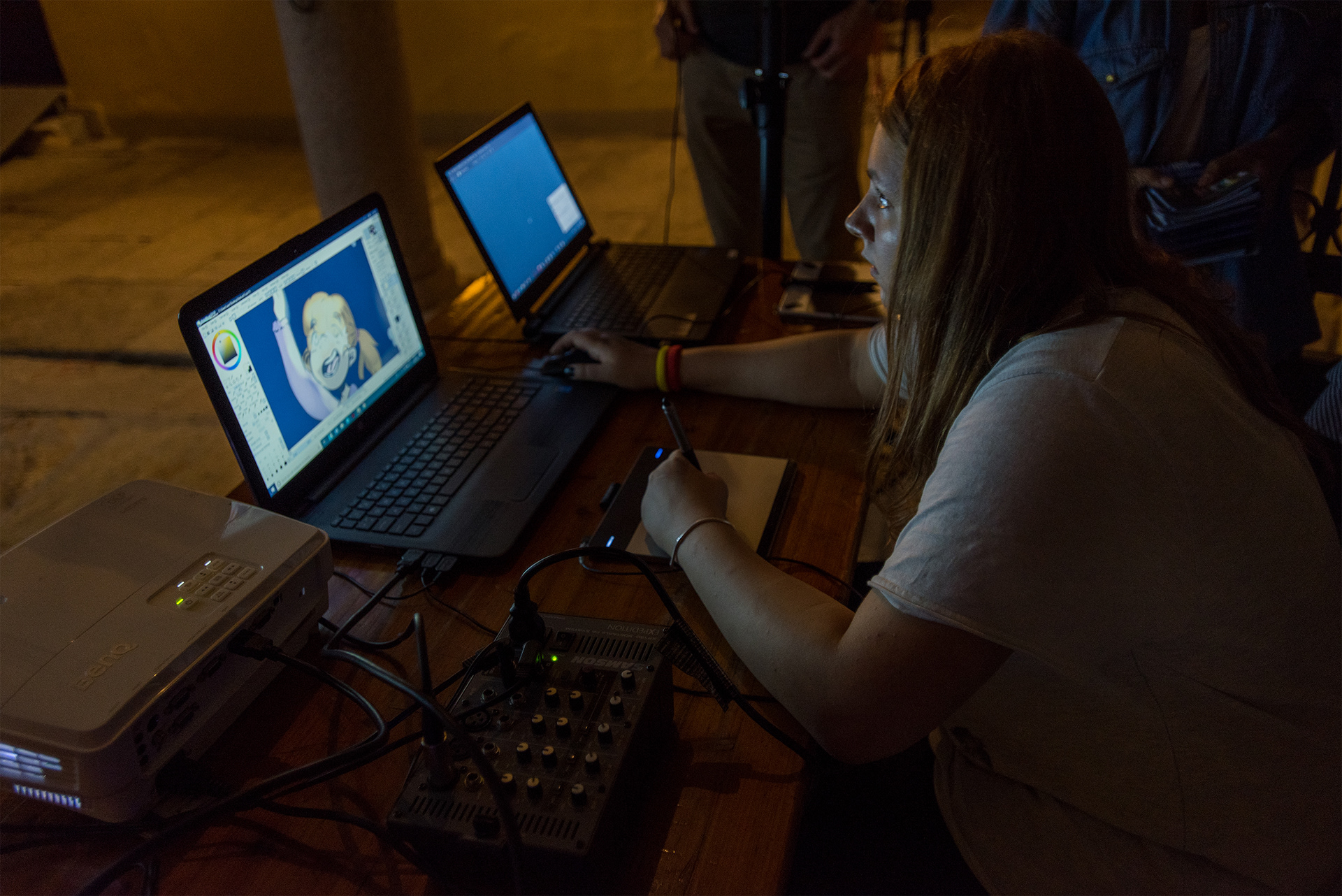 Improvvisazione grafica digitale, Studenti Liceo Artistico F. Casorati