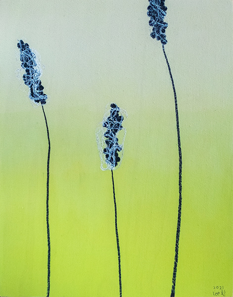 The hunt begins | Oil, Cold Wax, and Pencil on Wood Panel | 10 x 8 in (25.4 x 20.32 cm)
