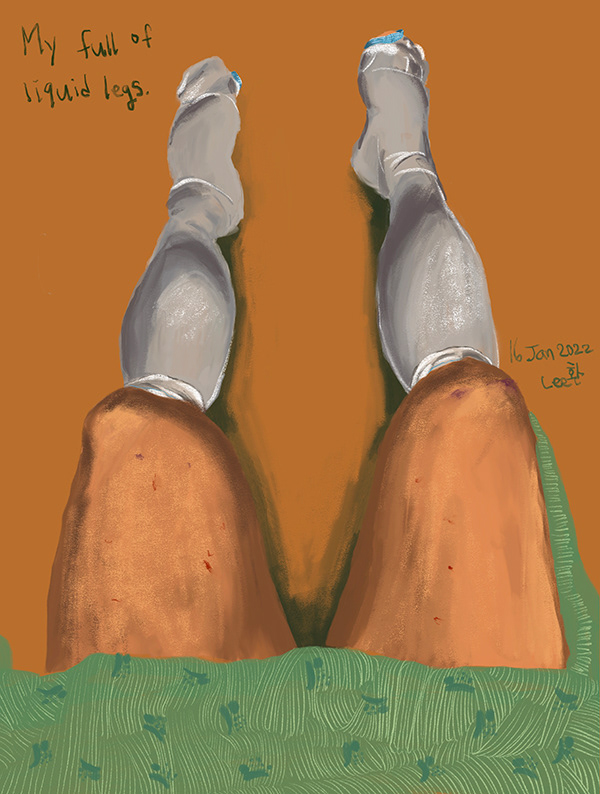 My Full of Liquid Legs | Procreate
