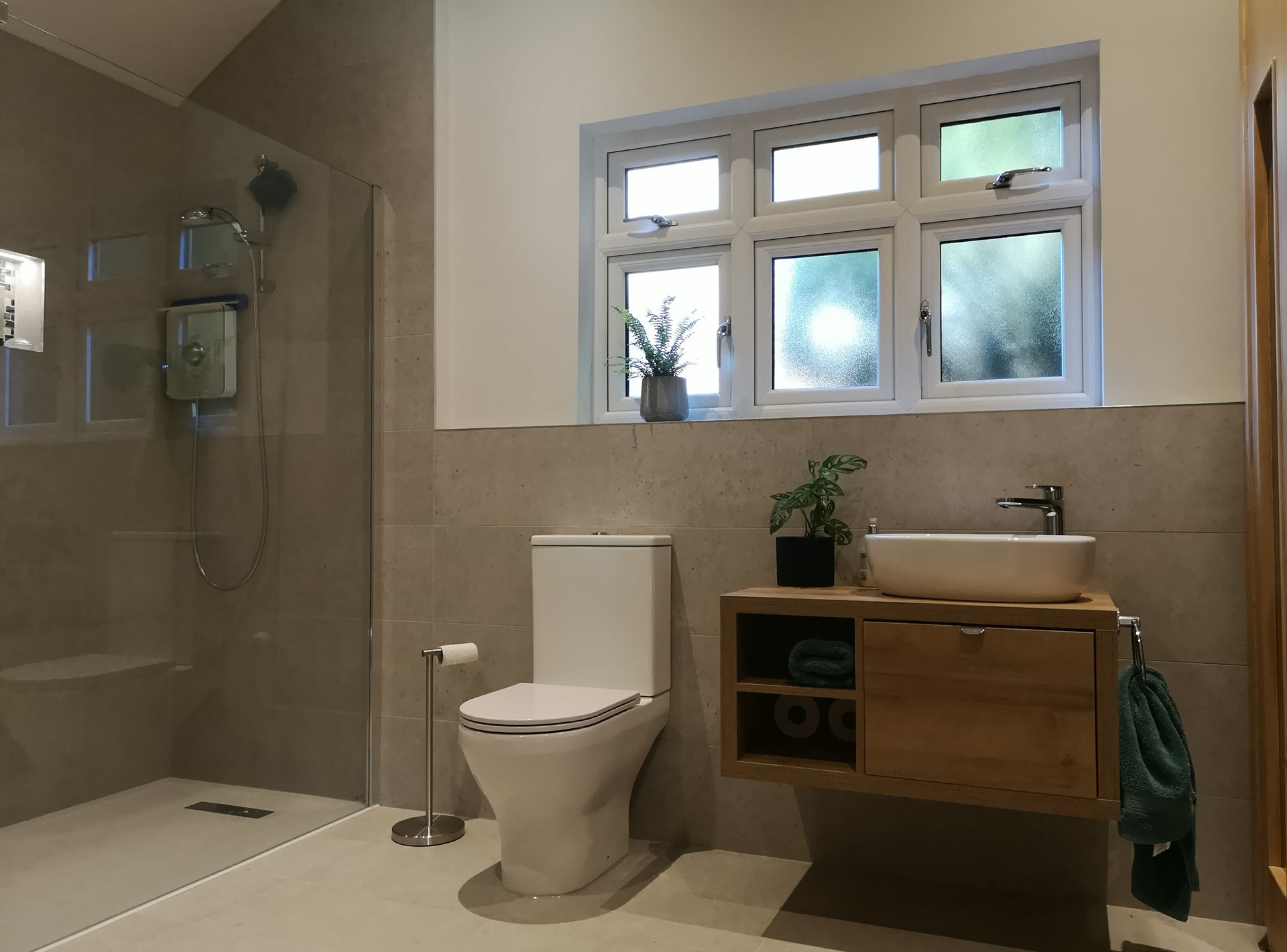 Internal Bathroom and Sauna completed