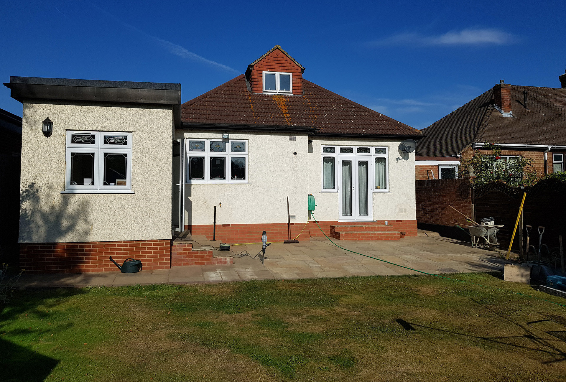 Property before extension.