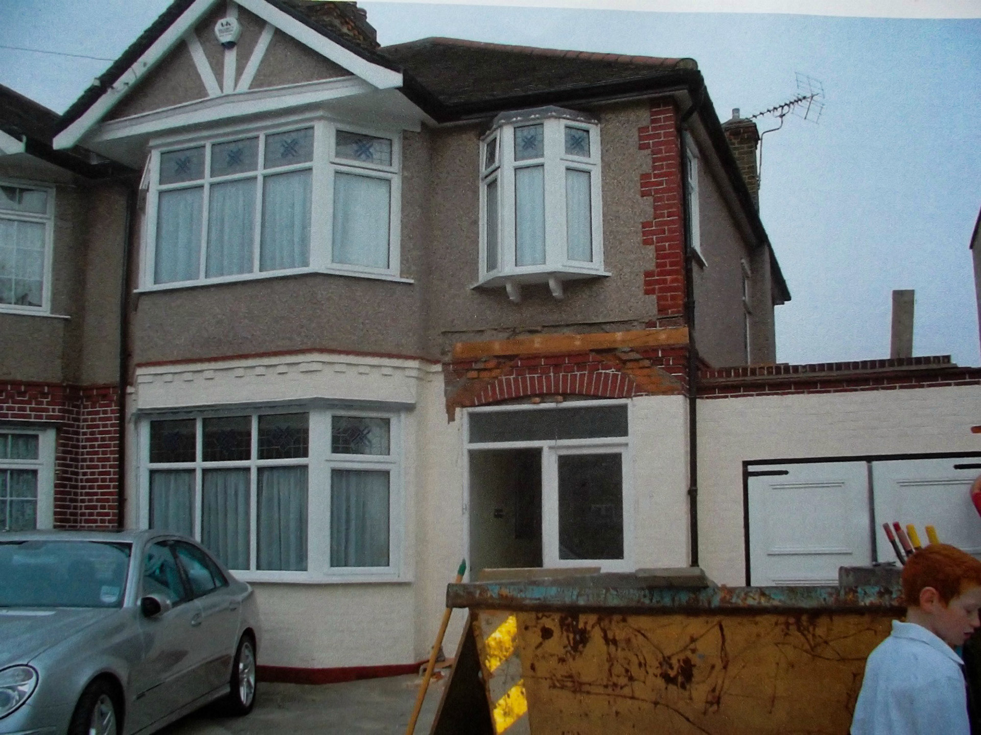 Property before side extension.