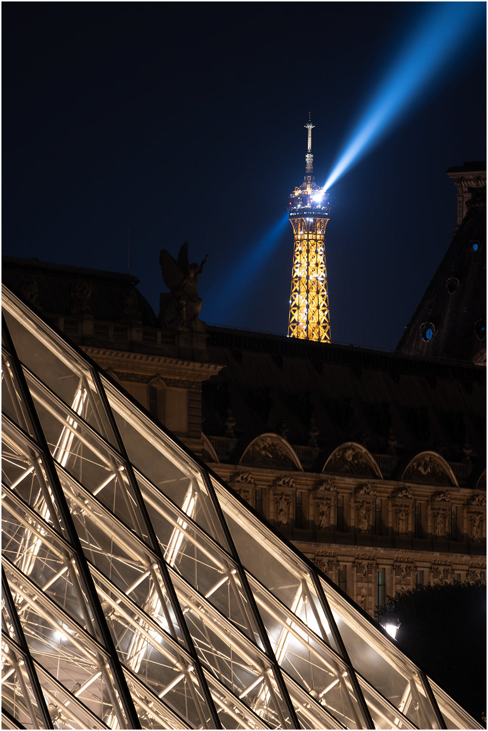 The Louvre & Eiffel Tower