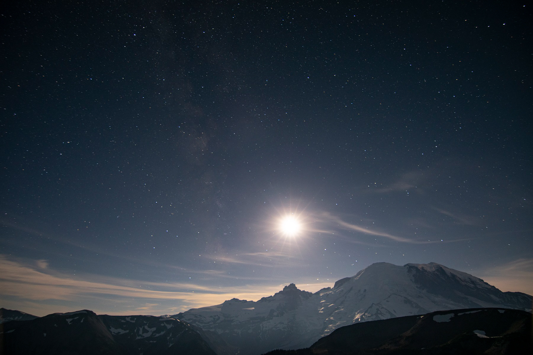 Rainier moon