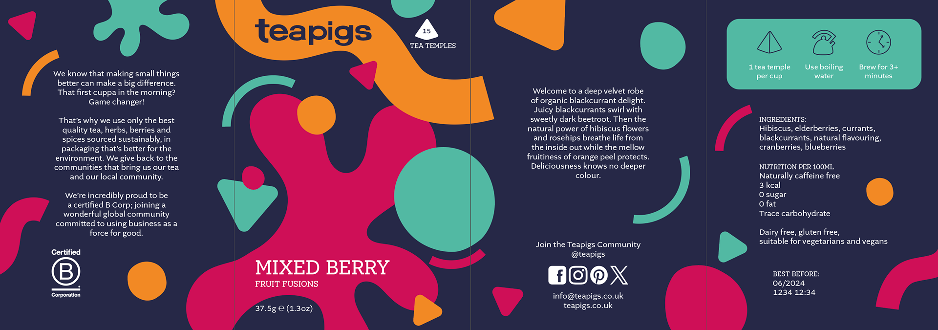 Mixed Berry packaging