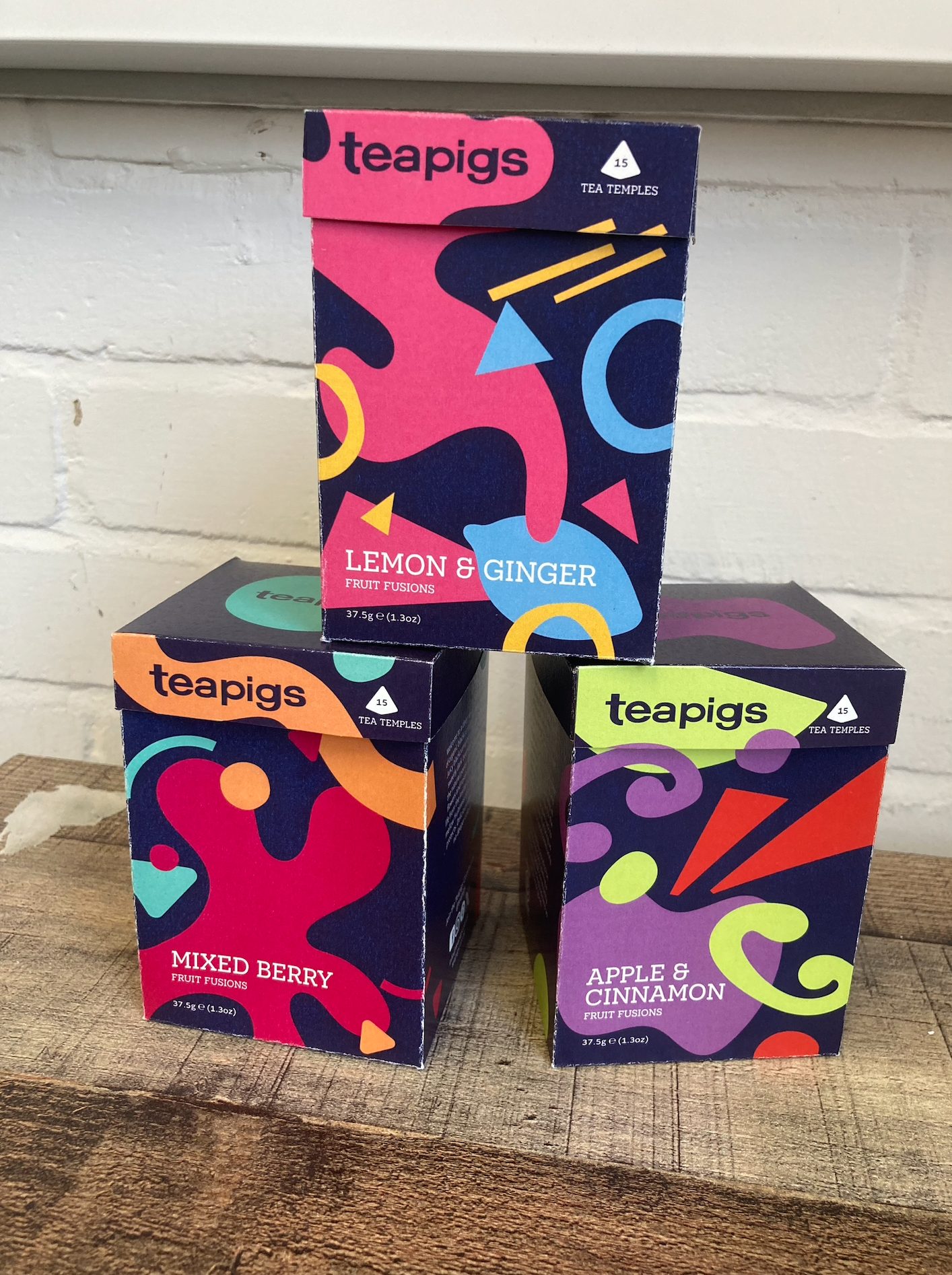 Printed tea boxes