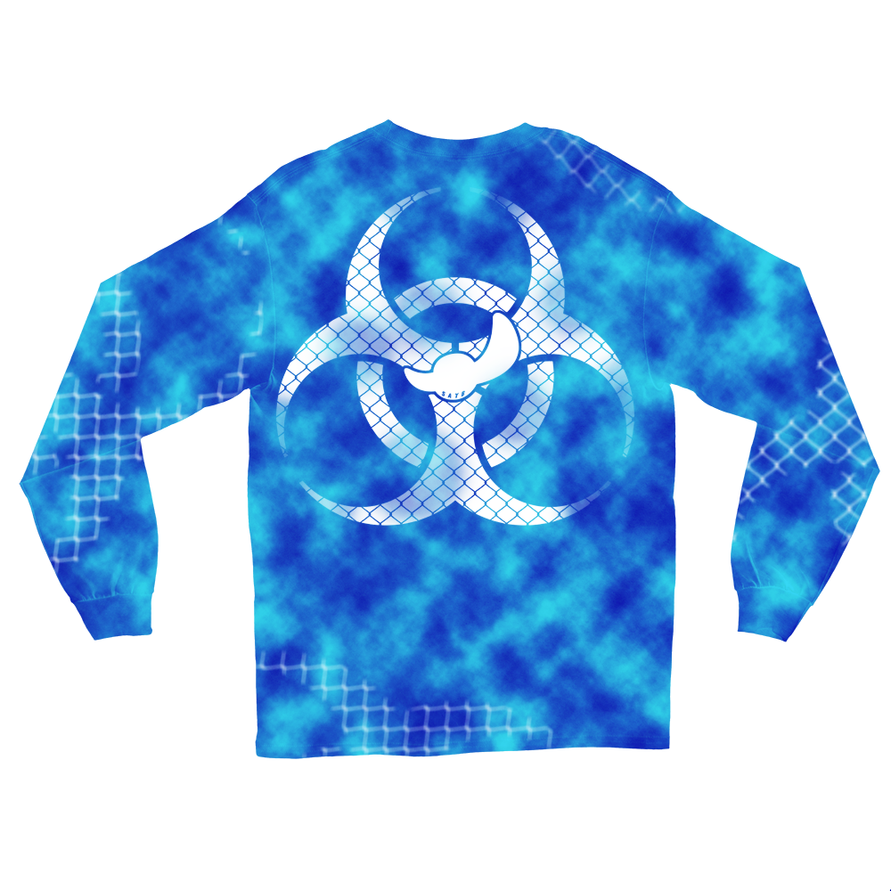 Hazard Longsleeve - Ocean (Back)