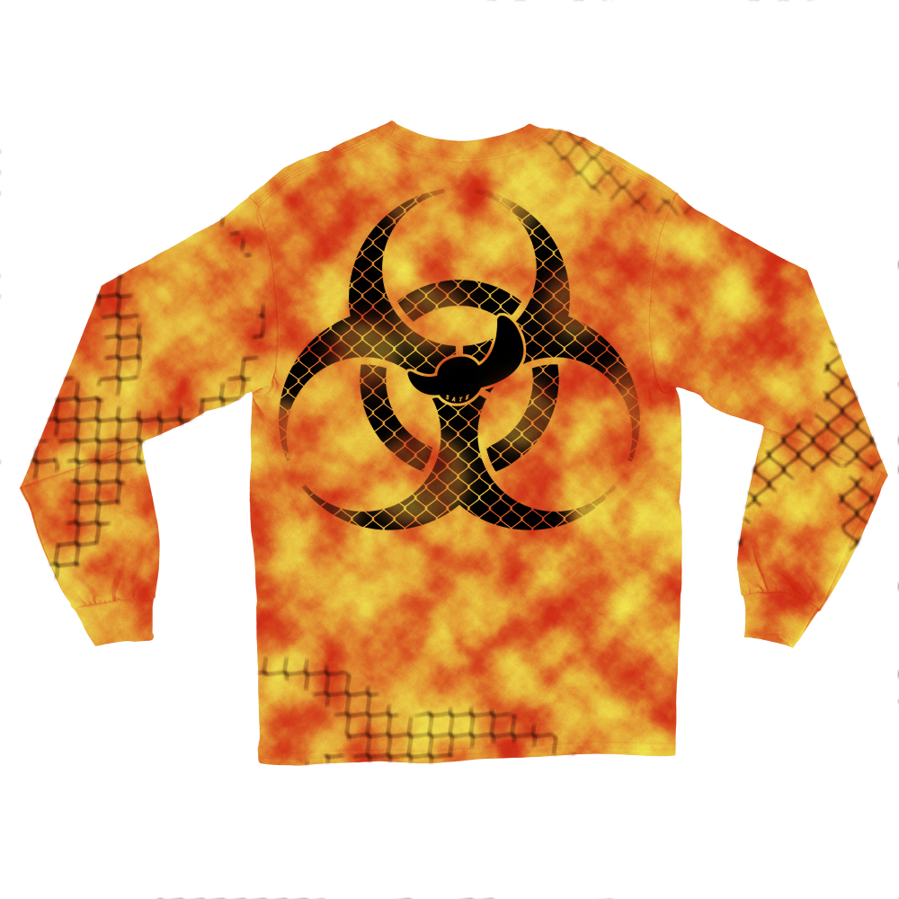 Hazard Longsleeve - Magma (Back)