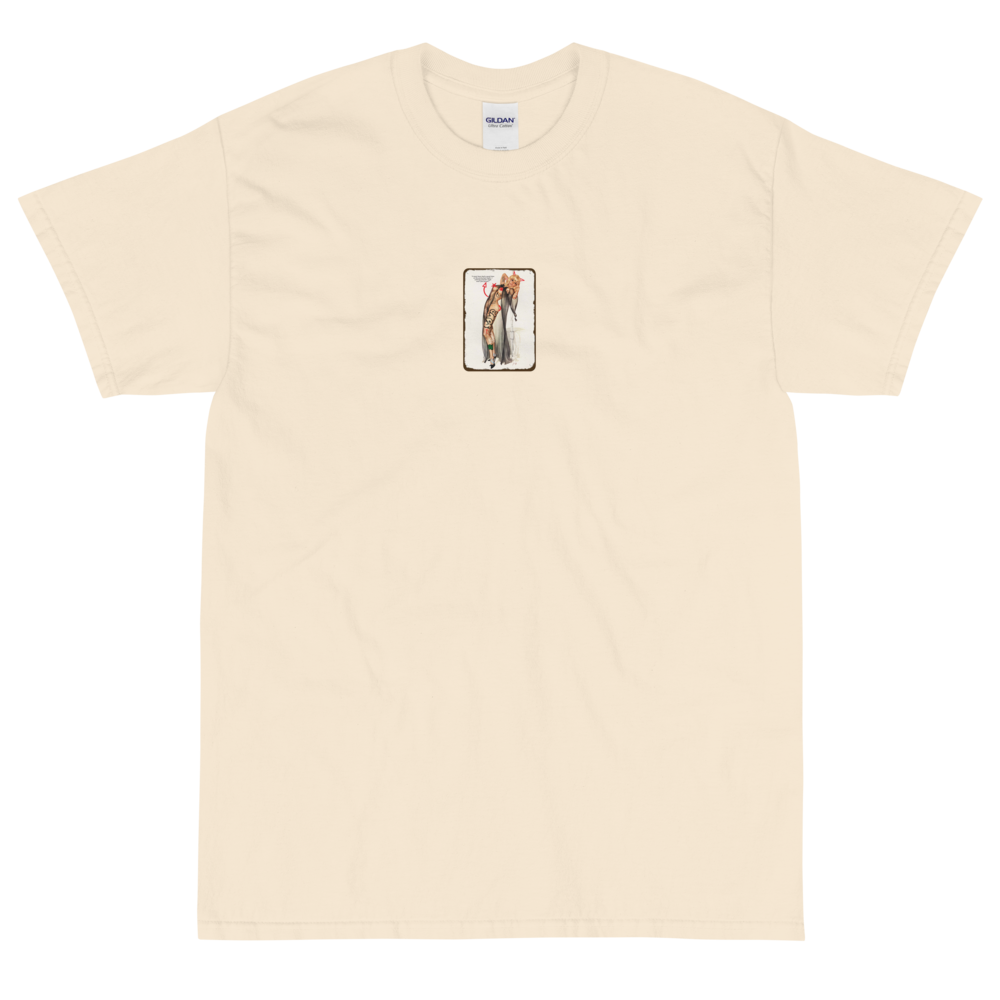 Pinup Tee - Cream (Front)