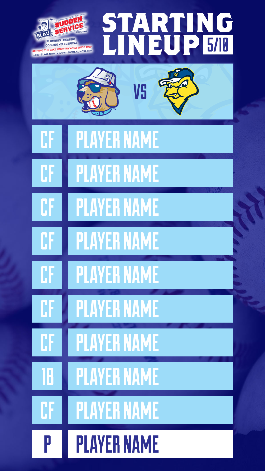 Template used for each game