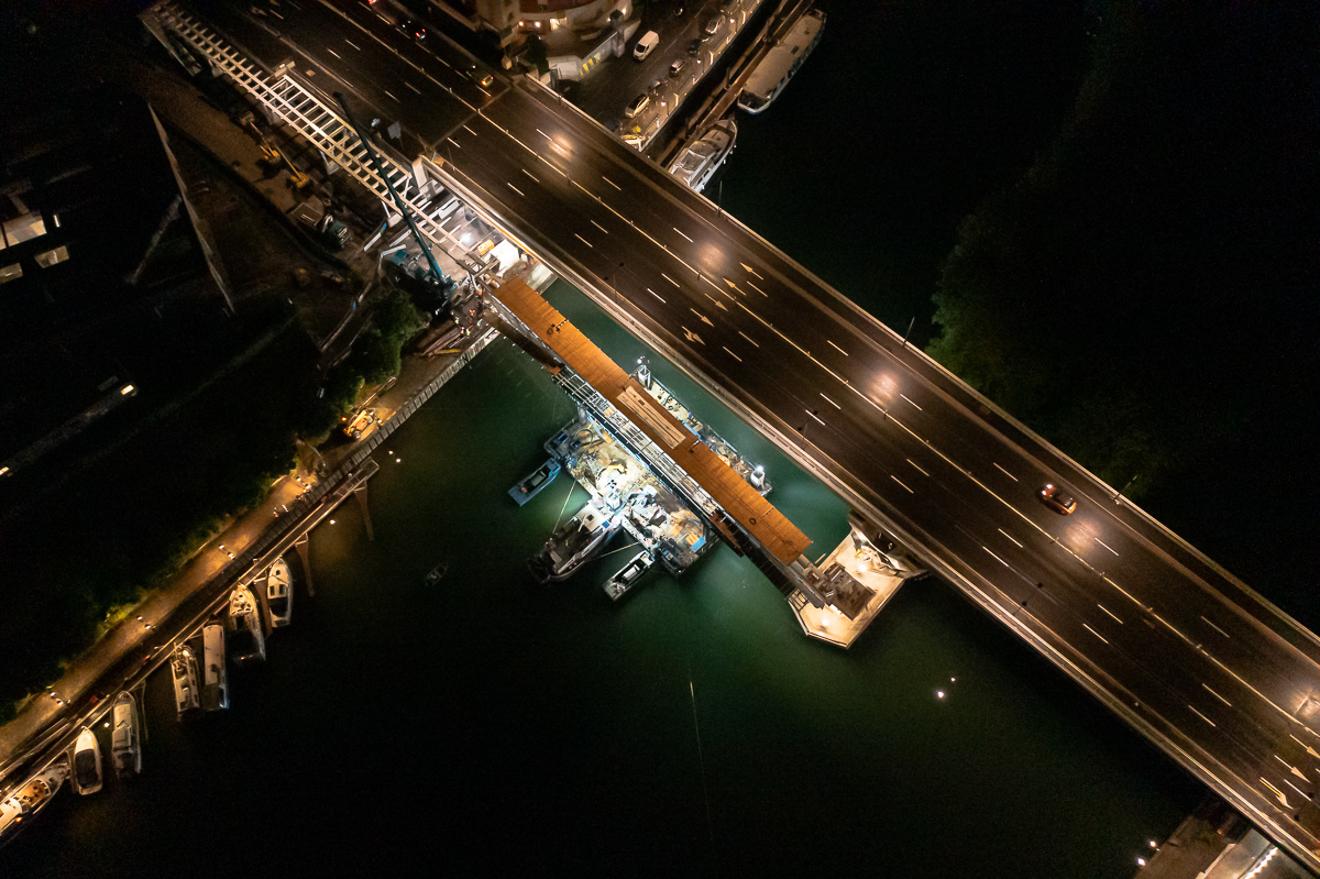 POSE DE LA TRAVÉE NORD - 2 MAI 2022