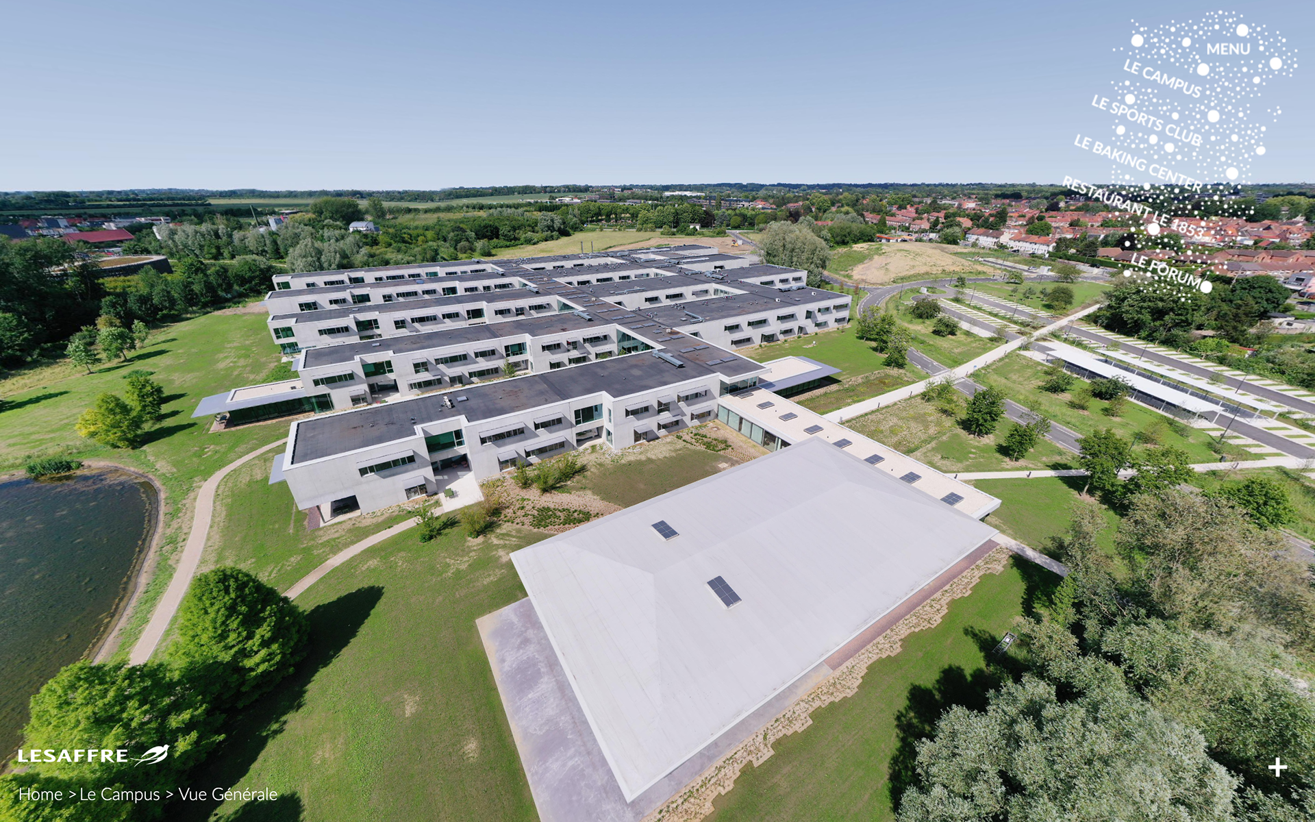 Visite à 360° du Campus Lesaffre