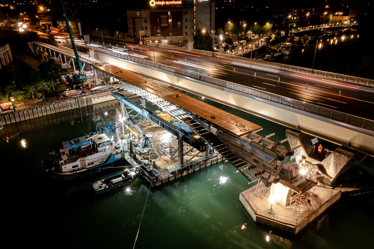 POSE DE LA TRAVÉE NORD - 2 MAI 2022