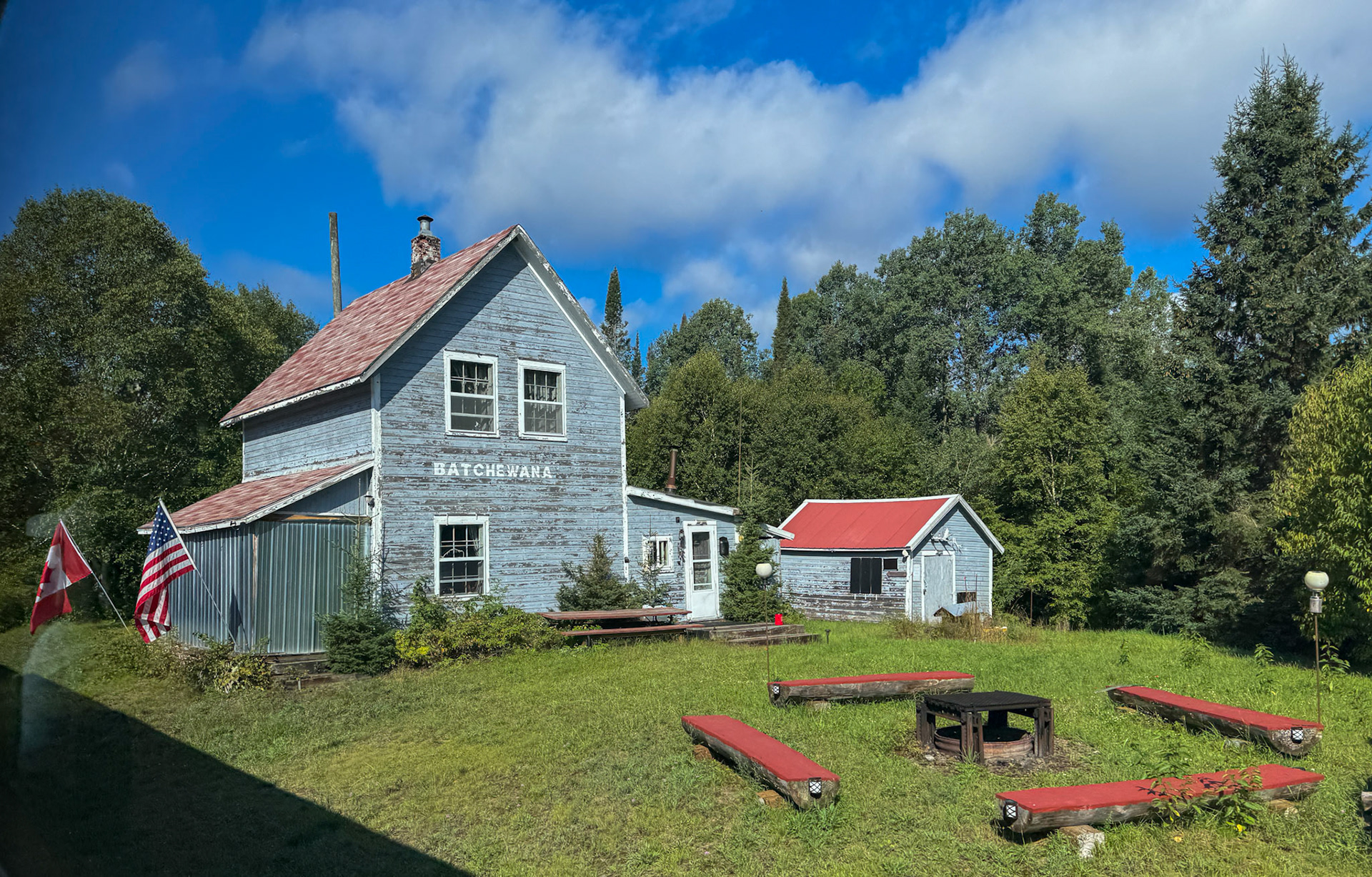 The Batchewana station house on the Algoma Central Railroad.