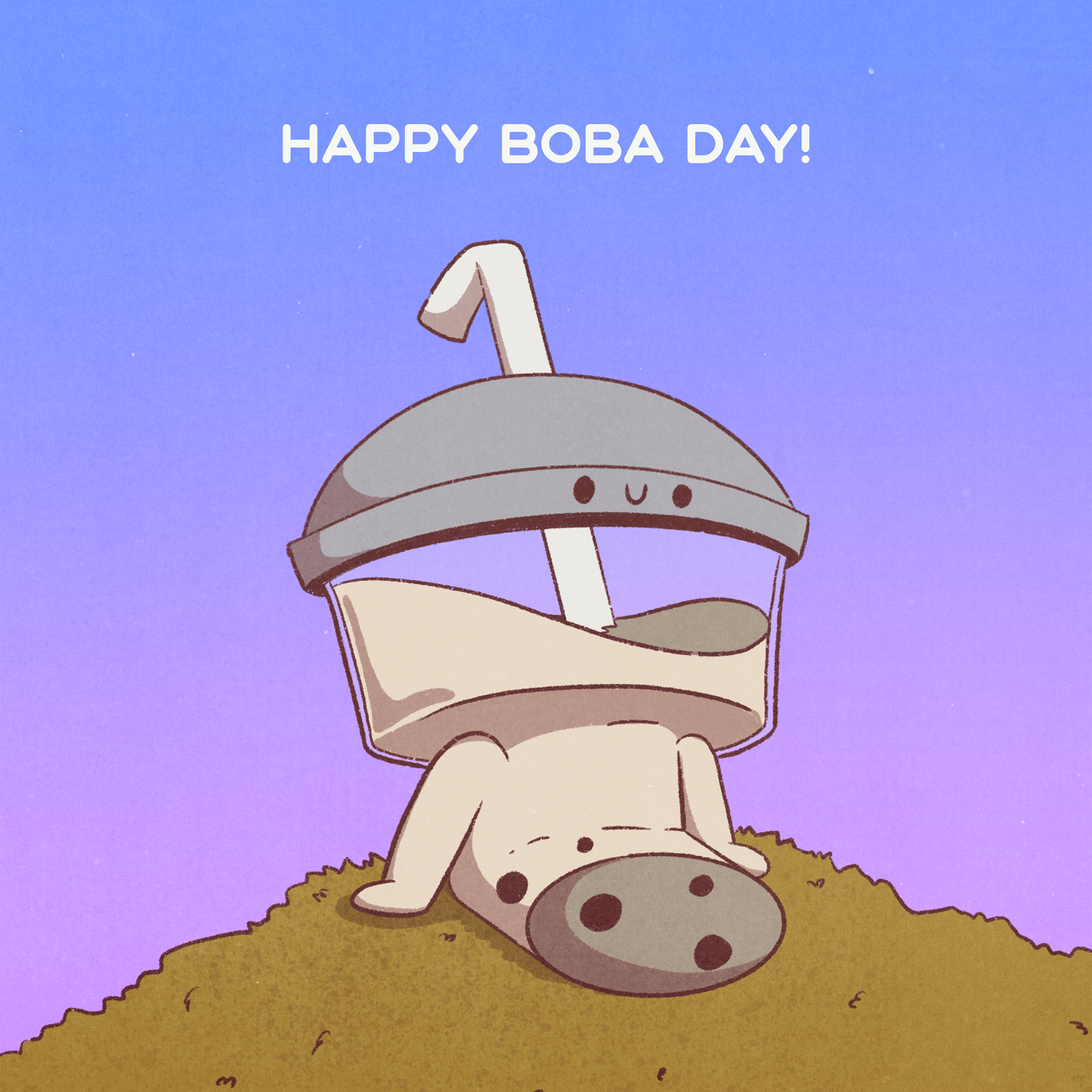 Boba Day Poster feat. BOB-A