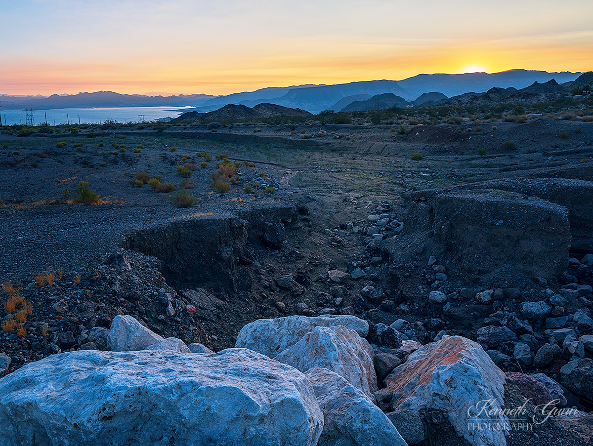 Sunrise at Lake Mead