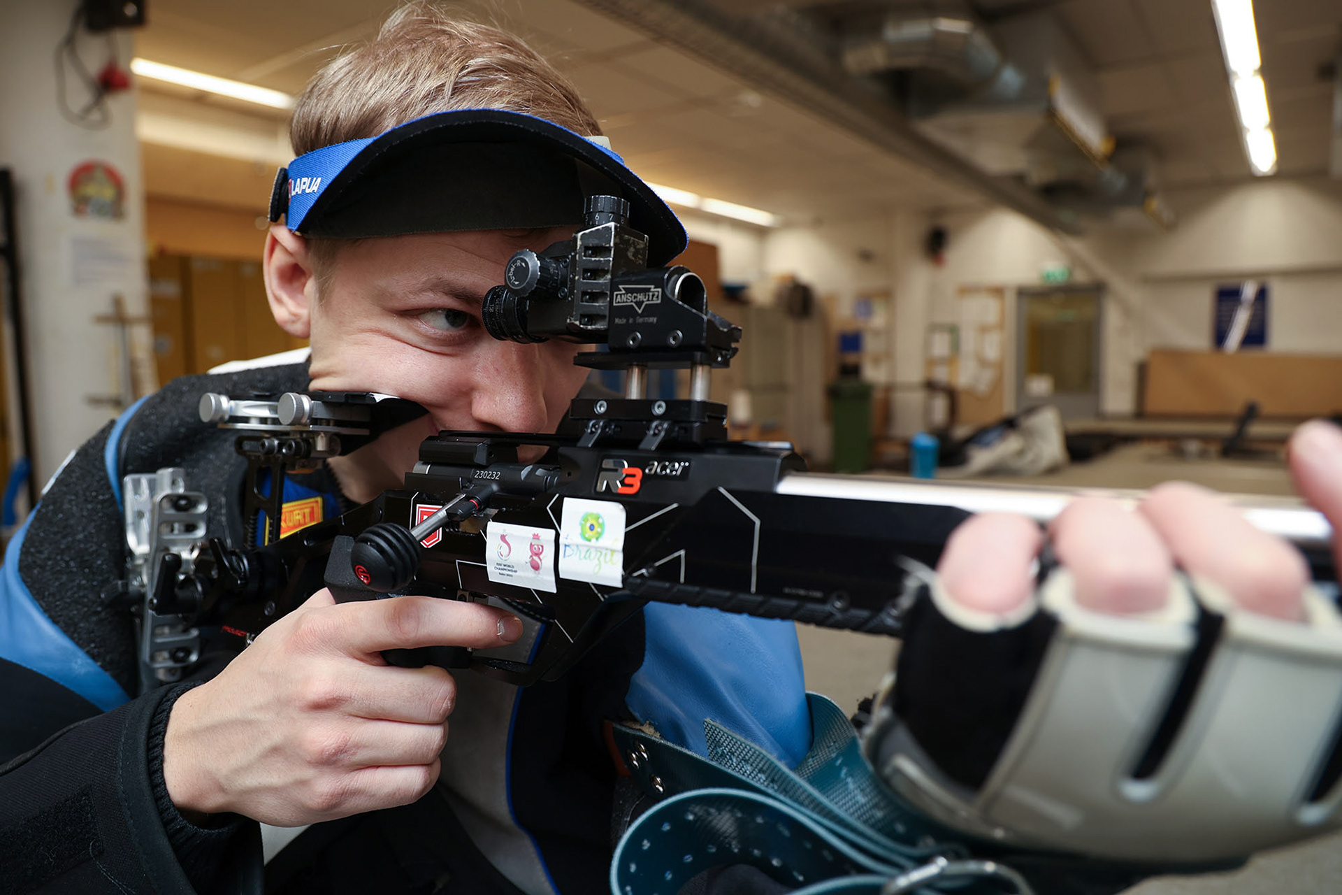 Sport shooter Aleksi Leppä for STT-Lehtikuva/Finnish News Agency. 2023