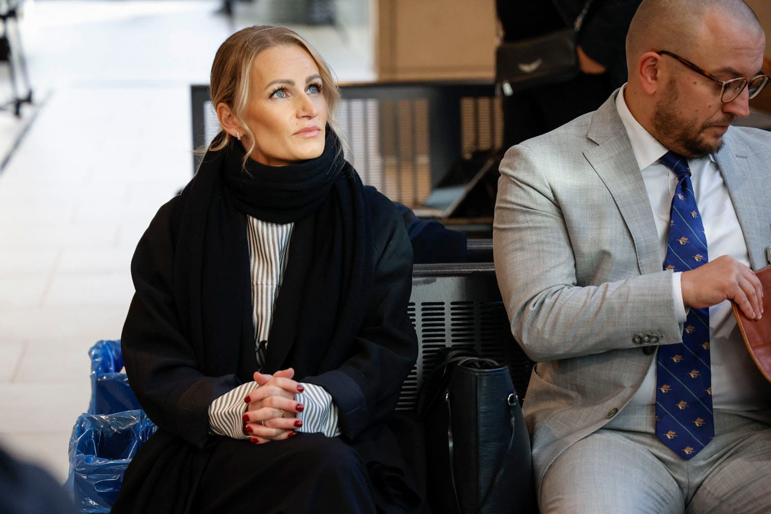 Helena Koivu, ex-wife of former NHL player Mikko Koivu, at the Southwest Finland District Court. For Iltalehti 2025