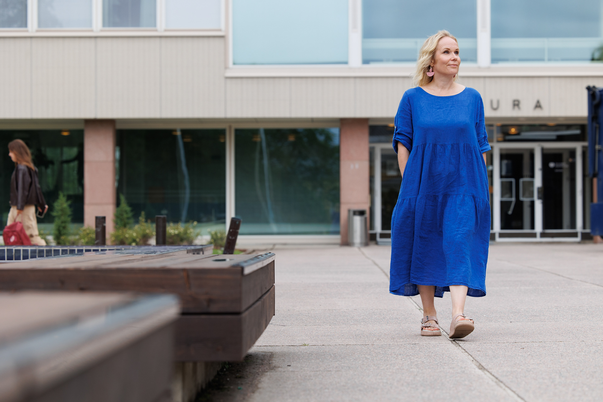 Philoshopher Elisa Aaltola for Finnish News Agency/STT-Lehtikuva. 2024