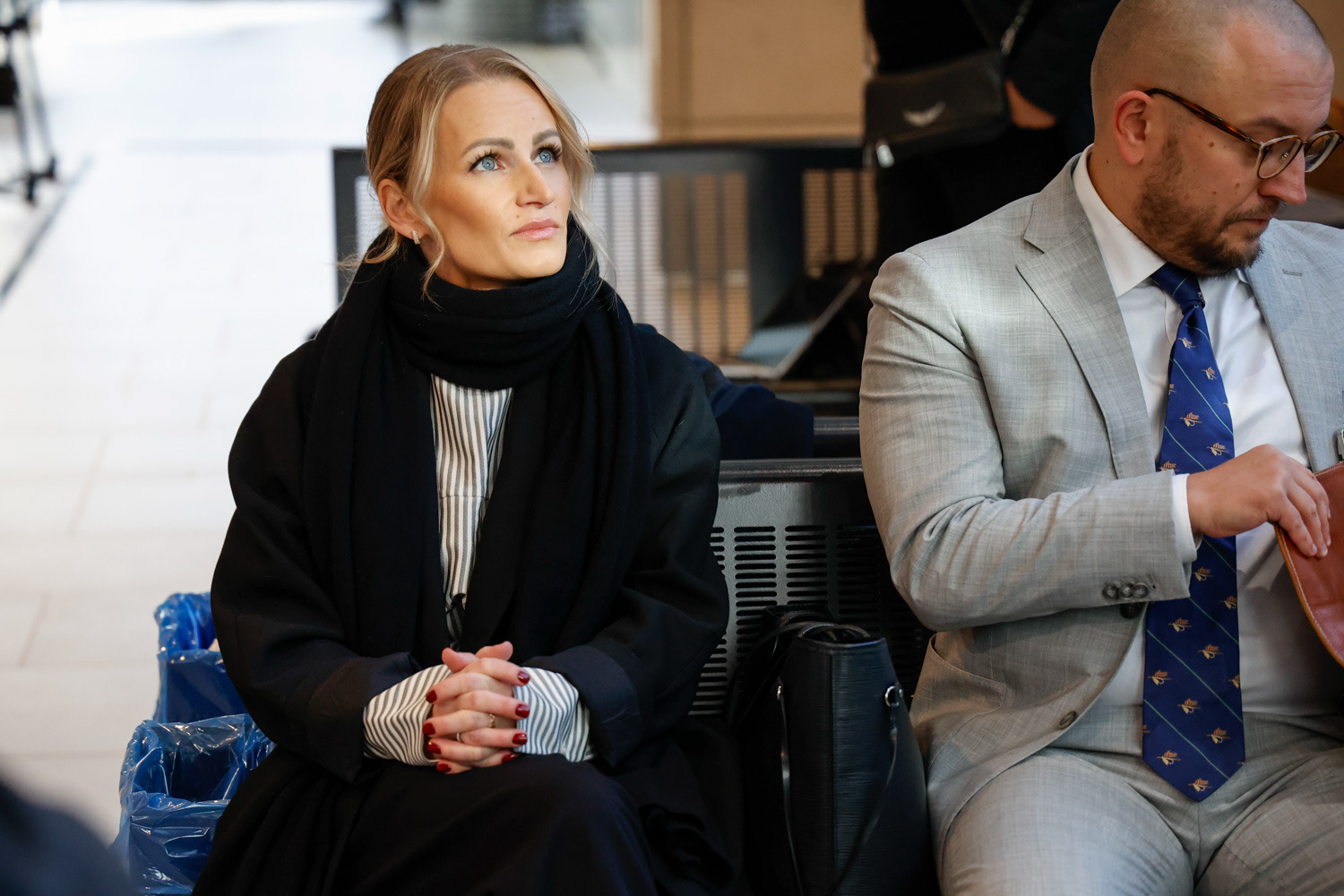 Helena Koivu, ex-wife of former NHL player Mikko Koivu, at the Southwest Finland District Court. For Iltalehti 2025