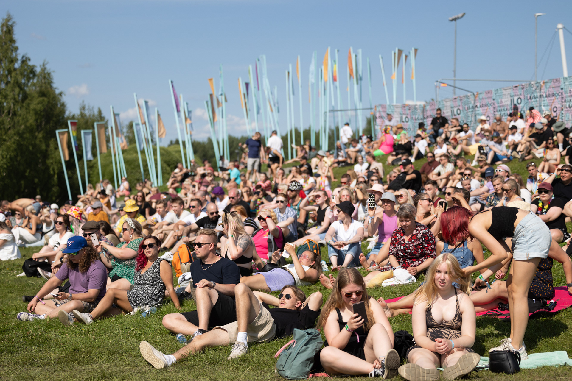 Ilosaarirock festival for STT-Lehtikuva/Finnish News Agency. 2023