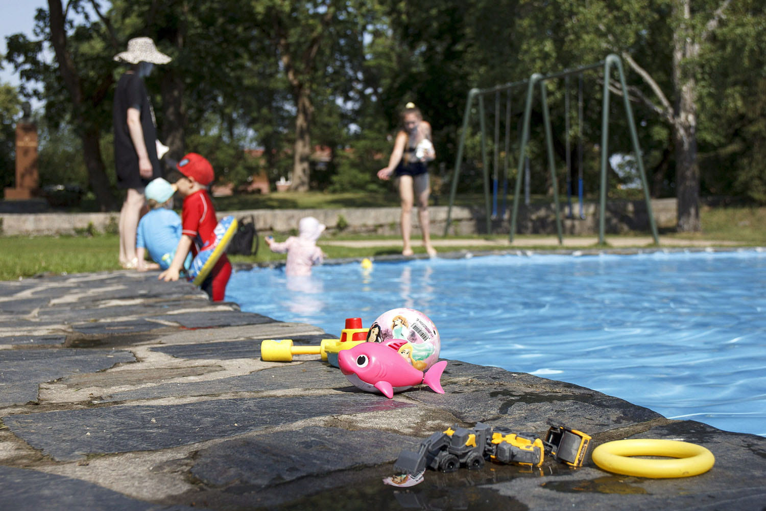 Hot day in Turku for Finnish News Agency/STT-Lehtikuva 2022